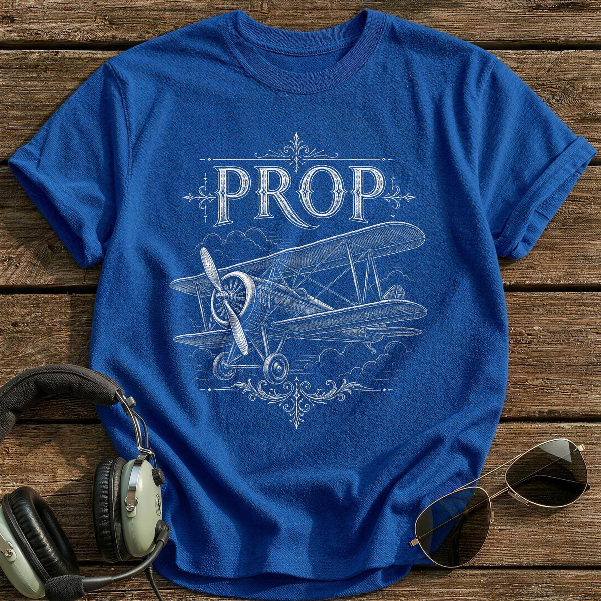 Prop Blackwork 86 T-Shirt - Royal
