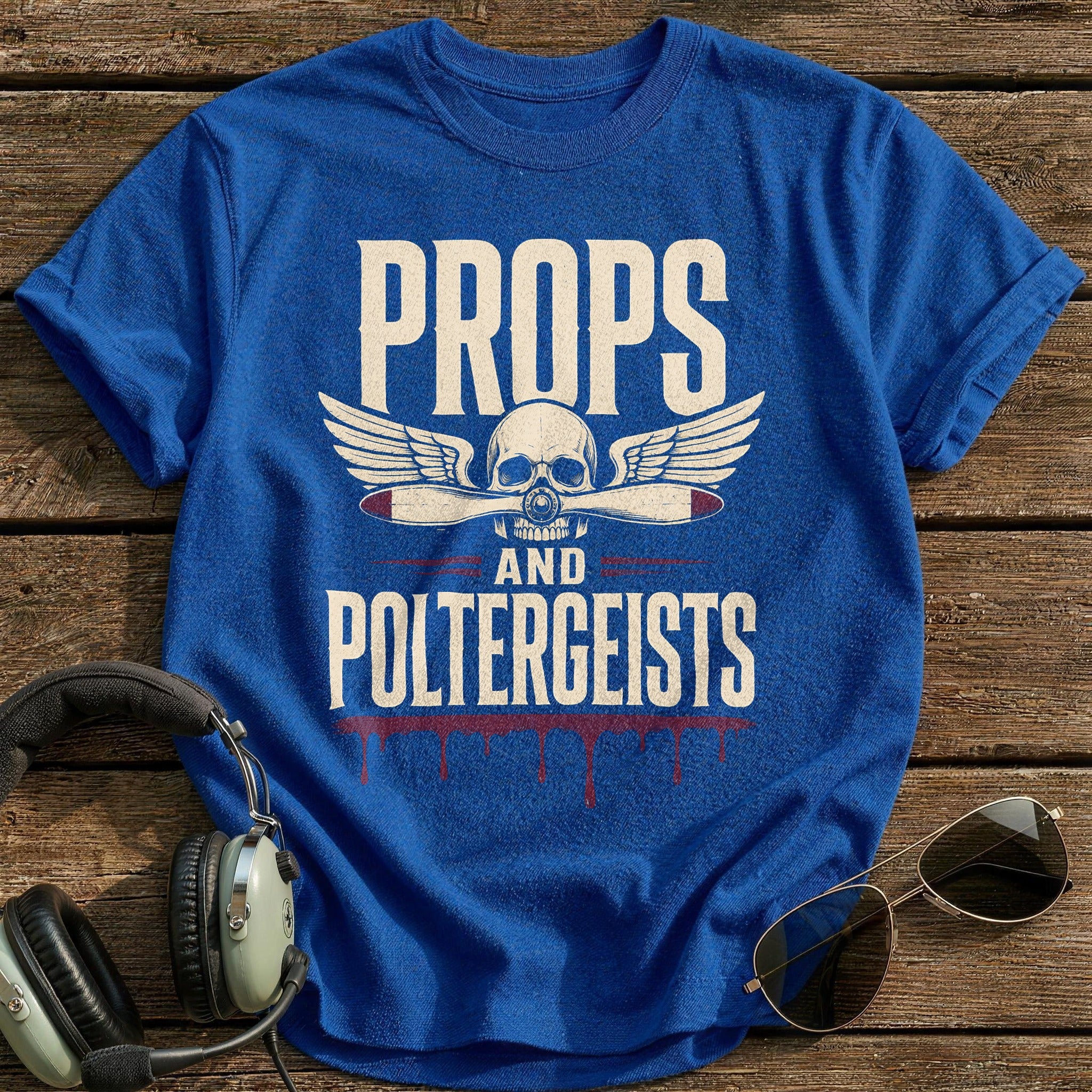 Props And Poltergeists 12 T-Shirt - Royal