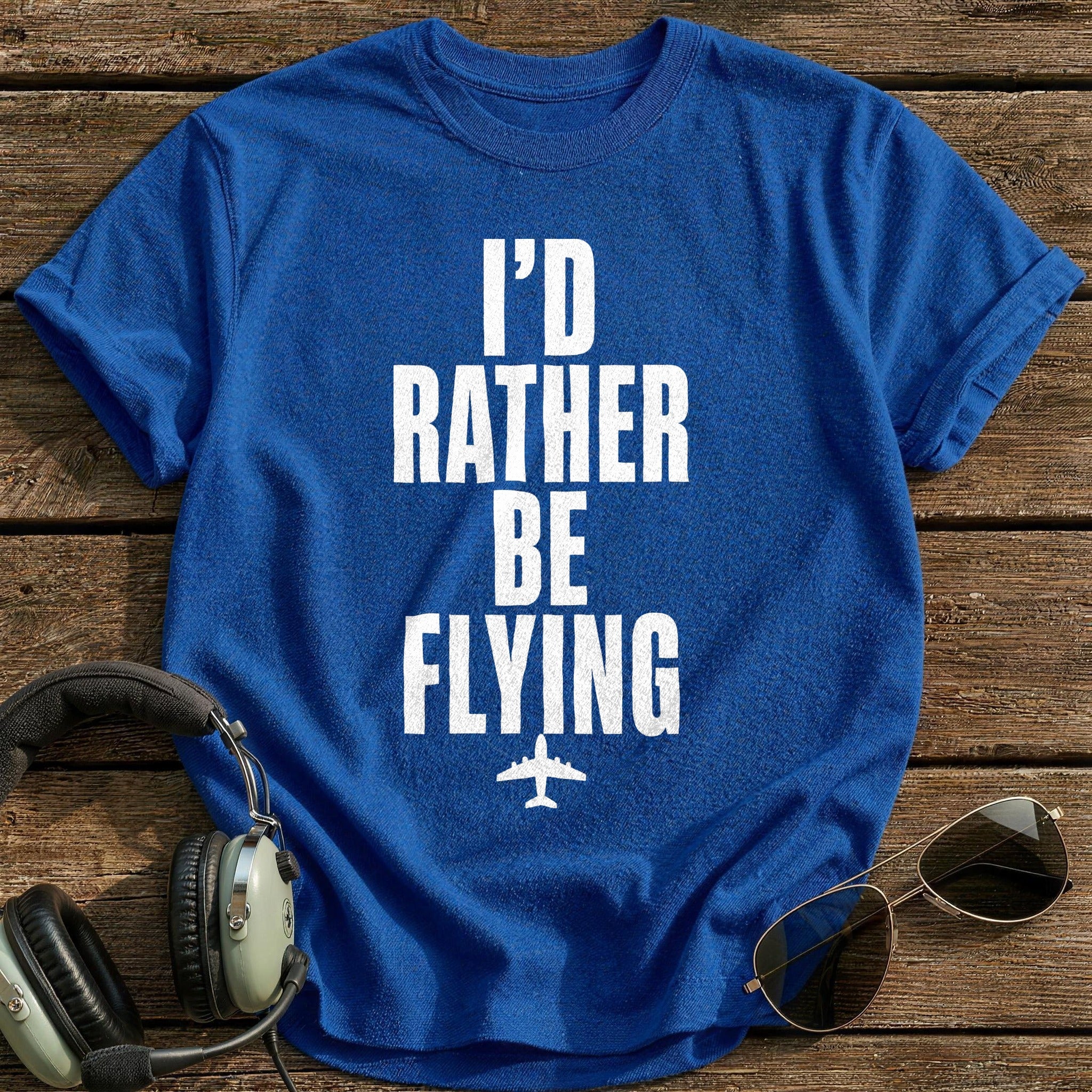 Rather Be Flying 85 T-Shirt - Royal