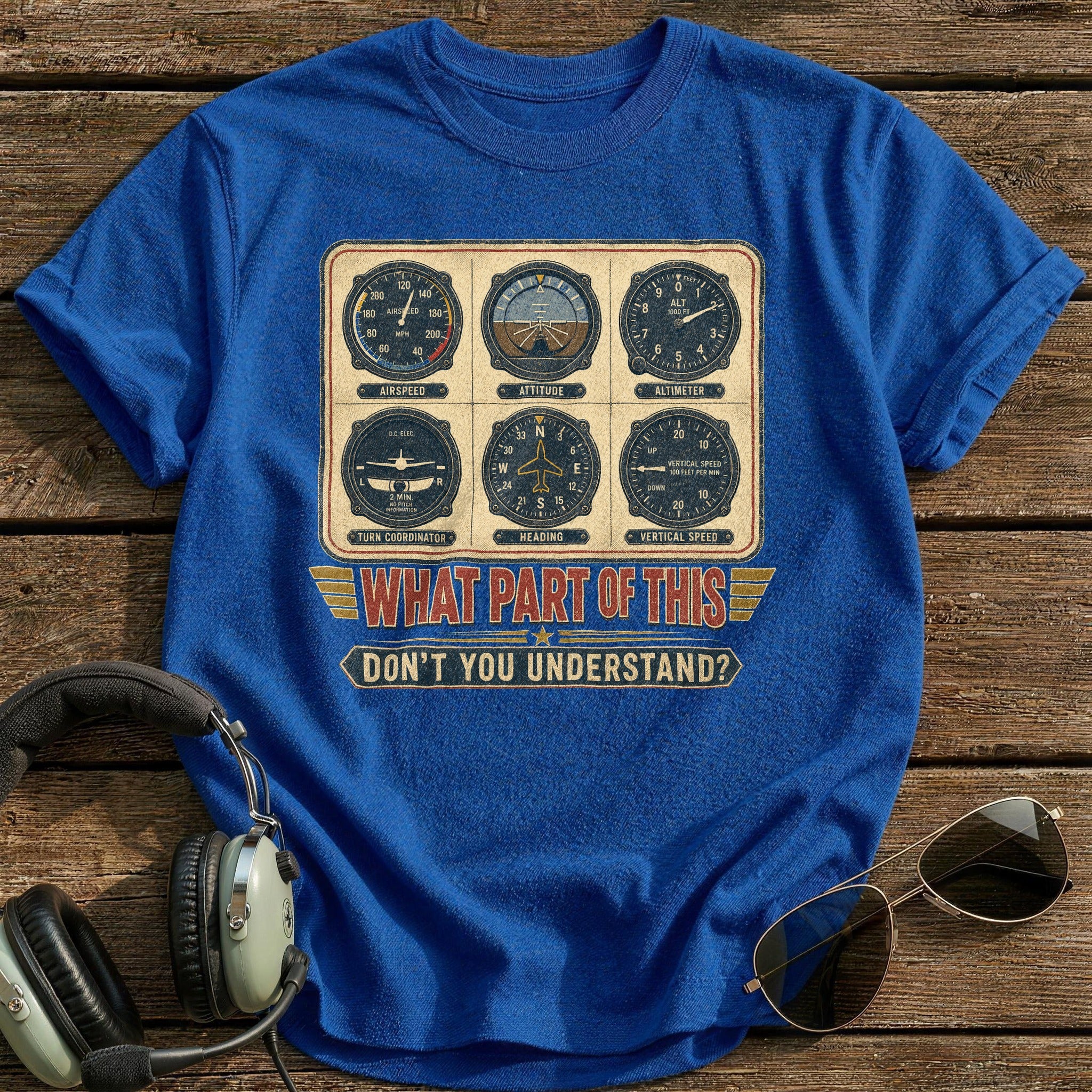 Read the Gauges T-Shirt - Royal
