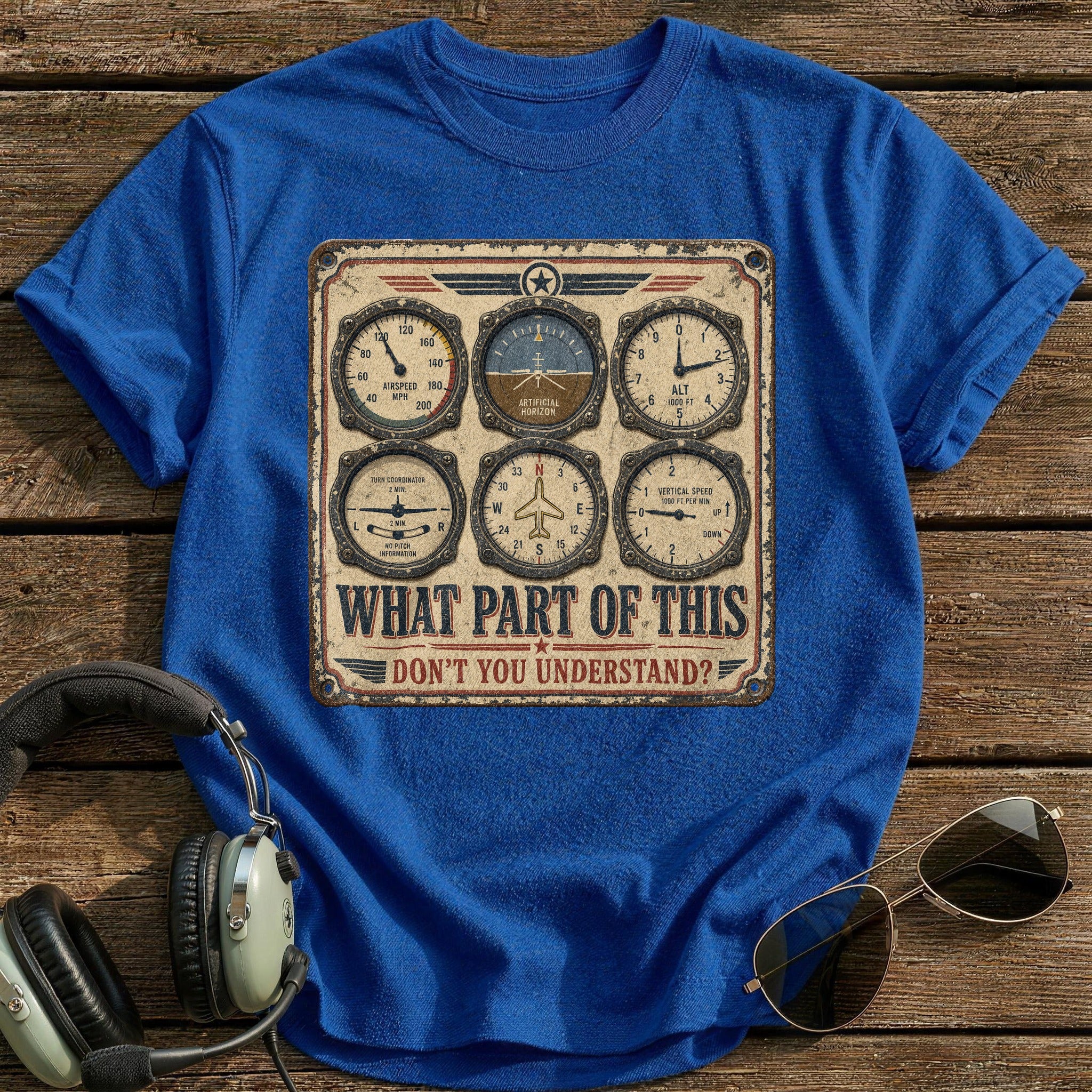 Read the Six Pack T-Shirt - Royal