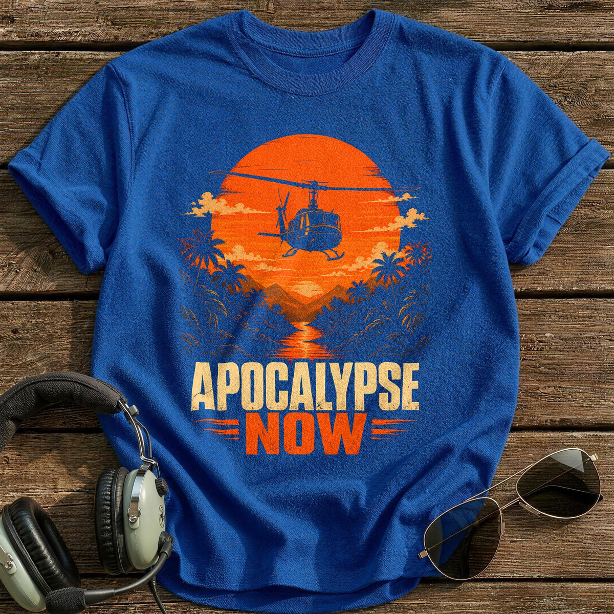 Rescue Sunset T-Shirt - Royal