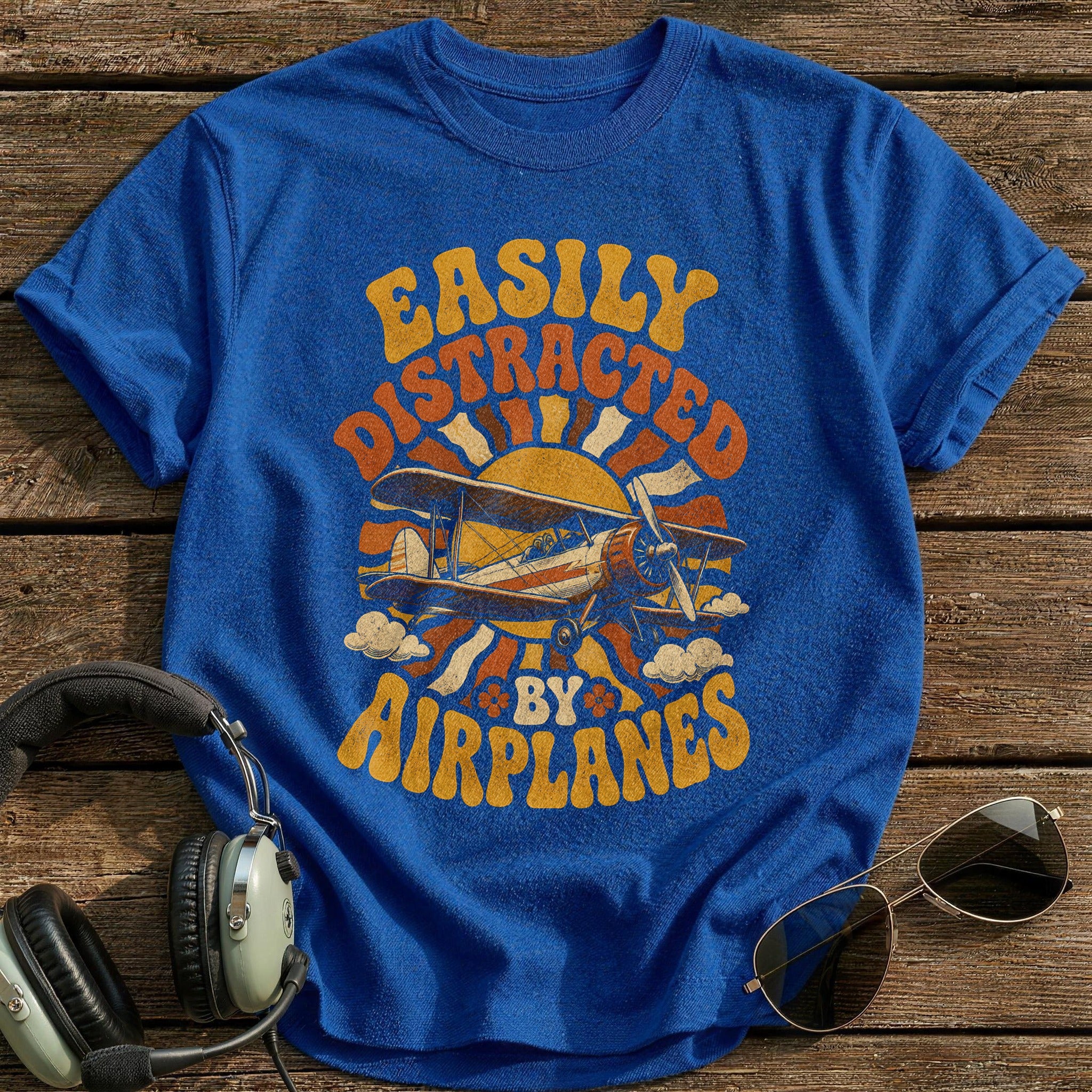 Retro 70s Biplane 19 - Royal