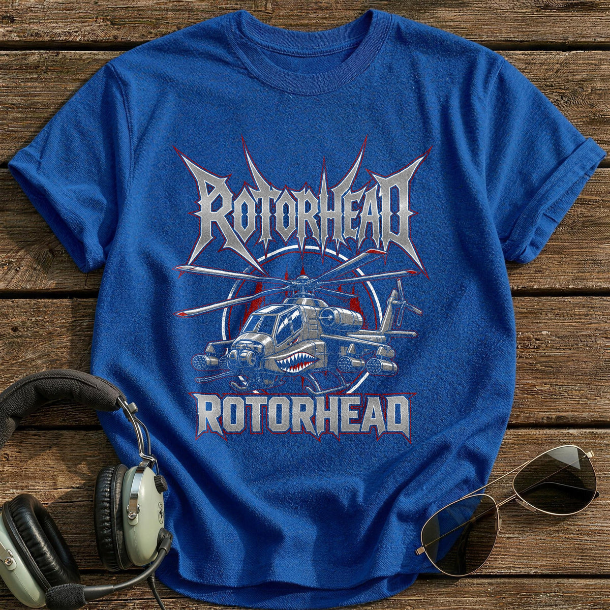 Rotor Rebellion T-Shirt - Royal