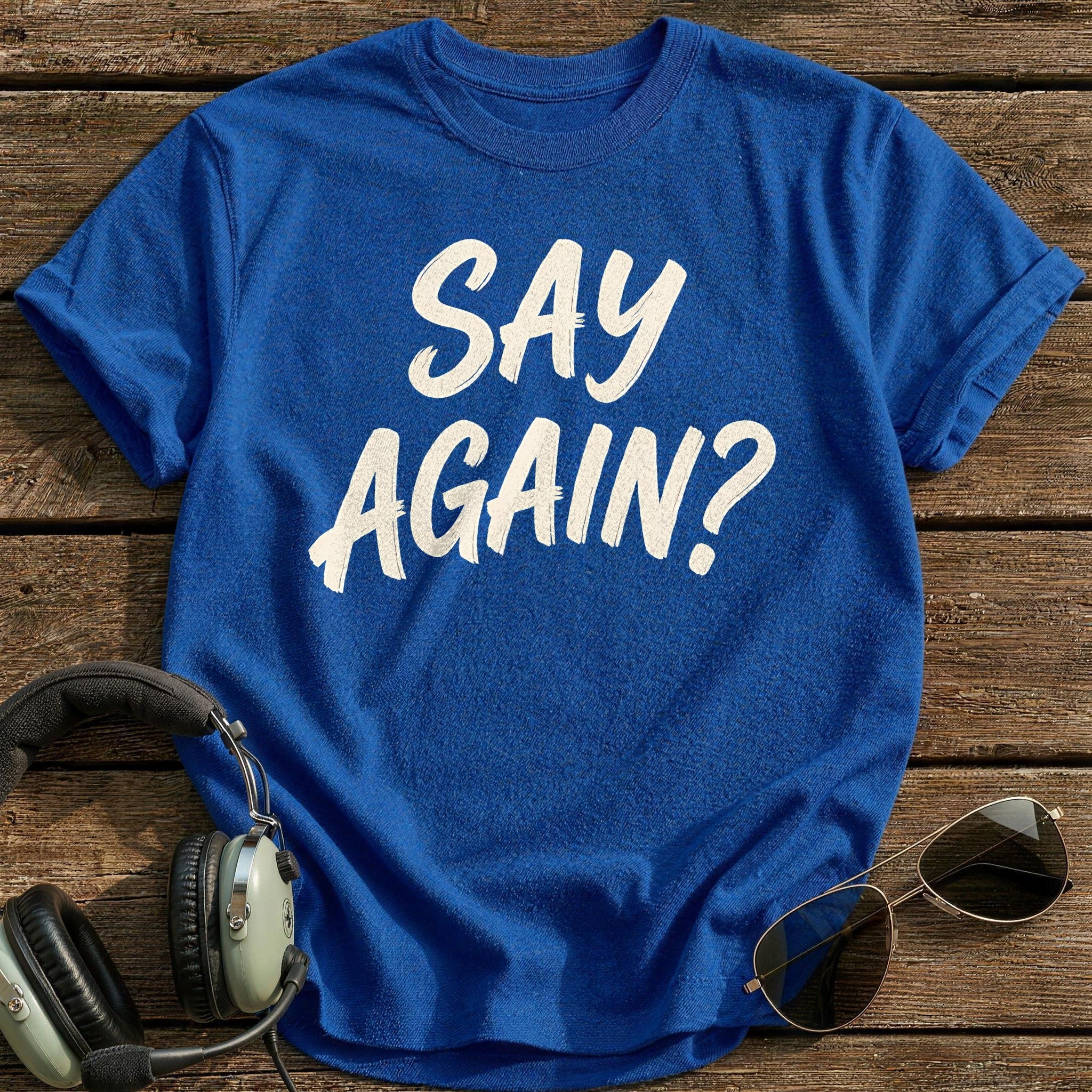 Say Again 80 T-Shirt - Royal