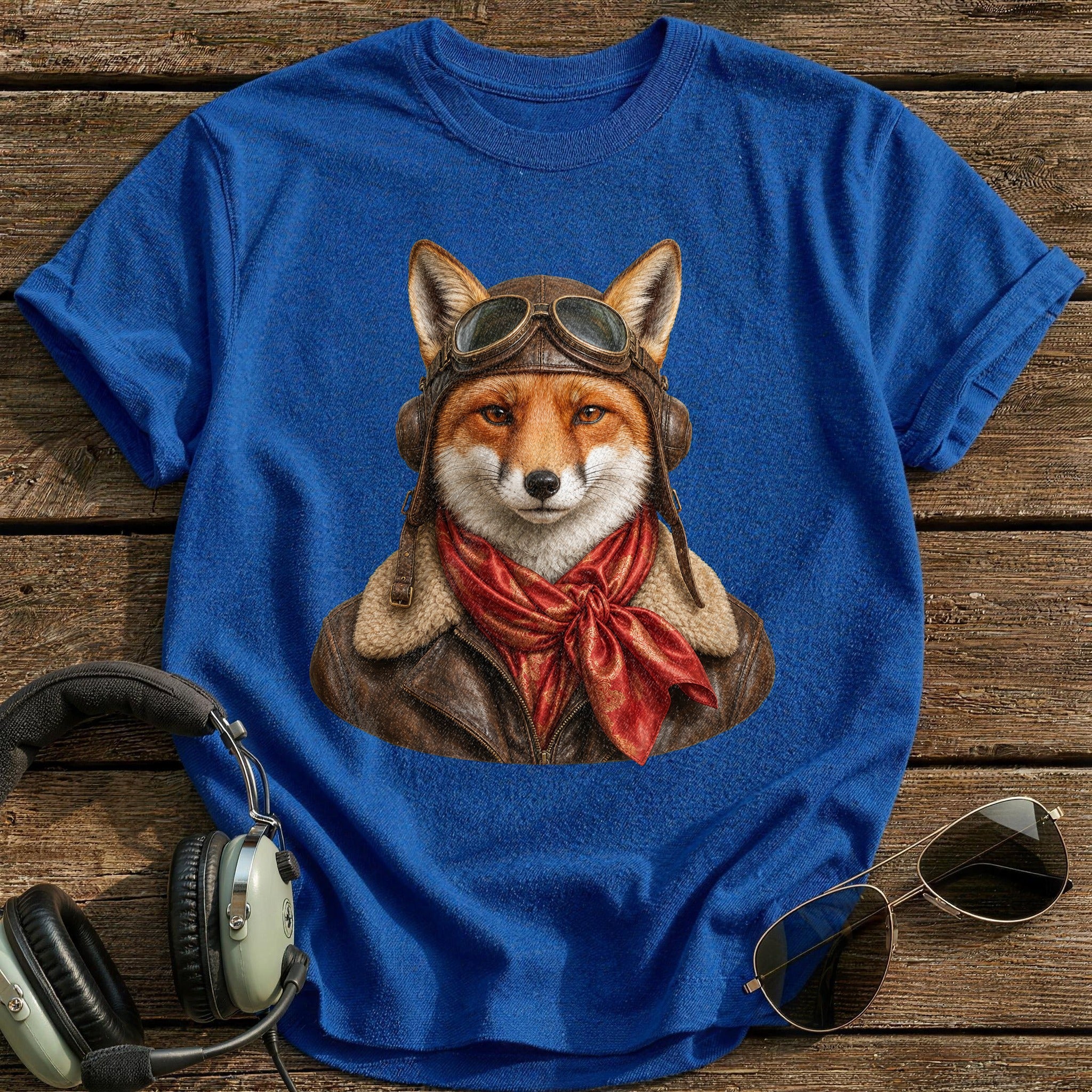 Scarf & Goggles T-Shirt - Royal