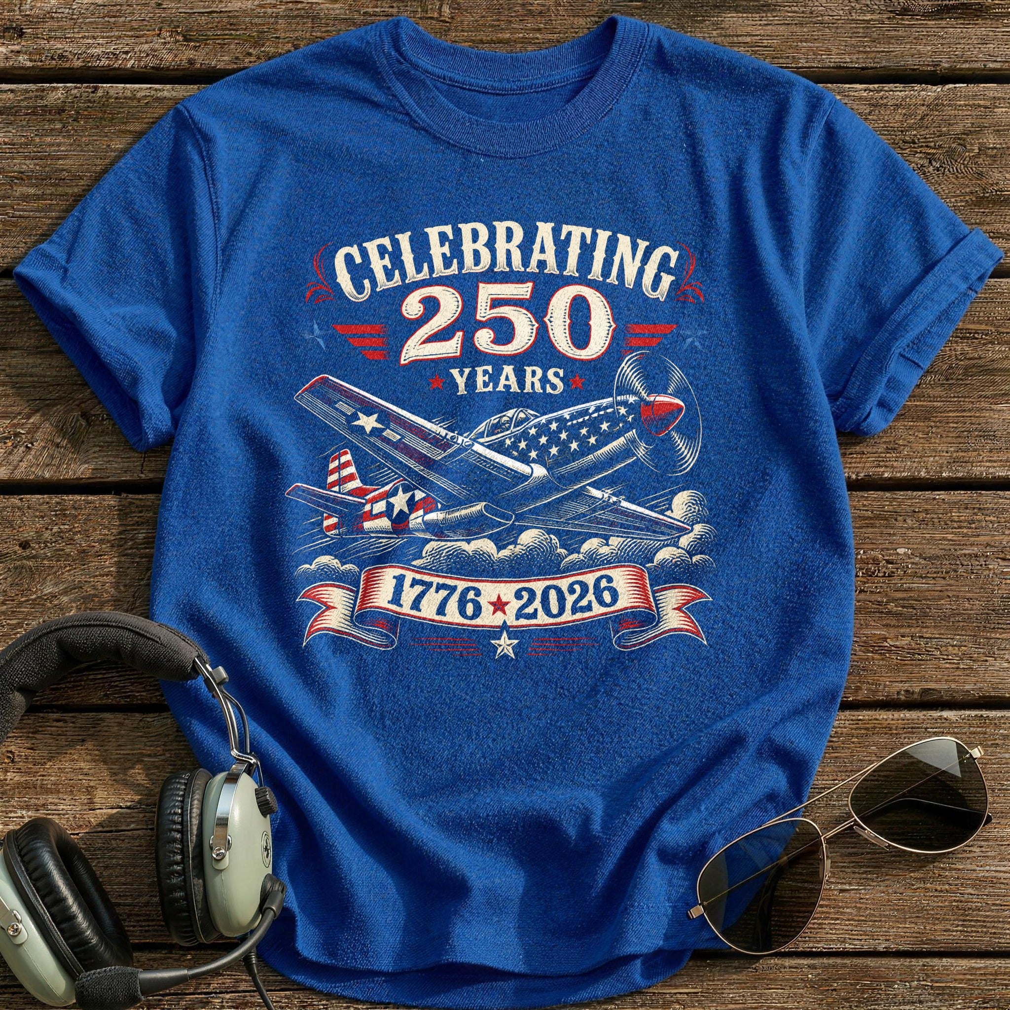 Semiquincentennial Skies T-Shirt - Royal