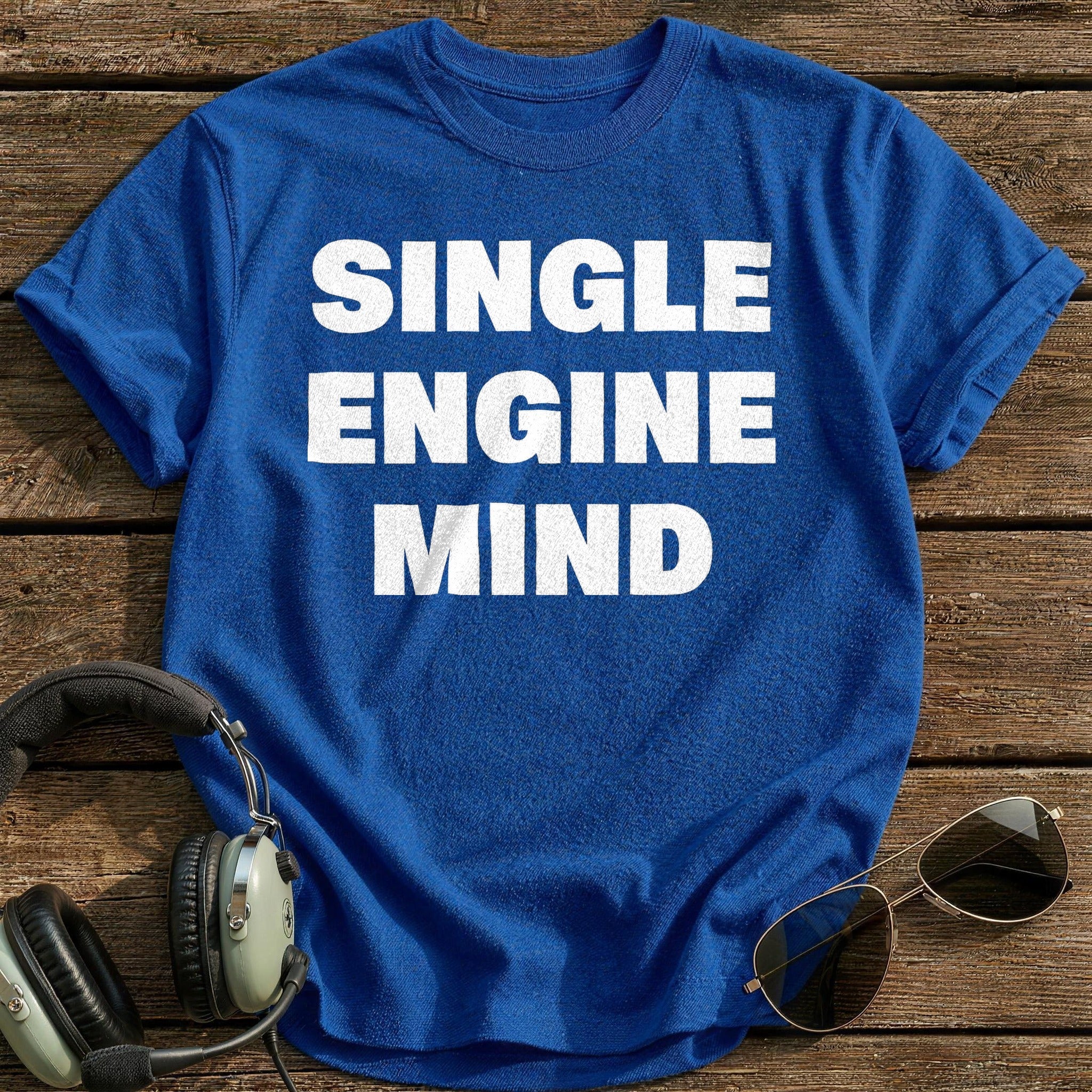 Single Engine Mind T-Shirt - Royal