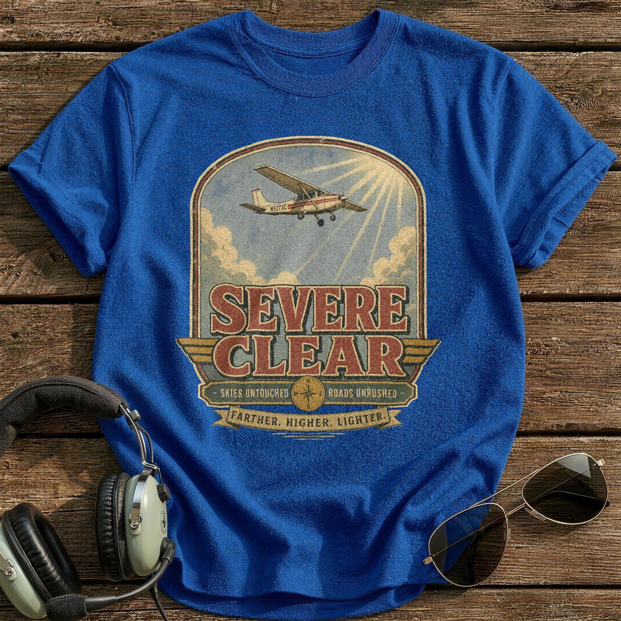 Skies Untouched T-Shirt - Royal