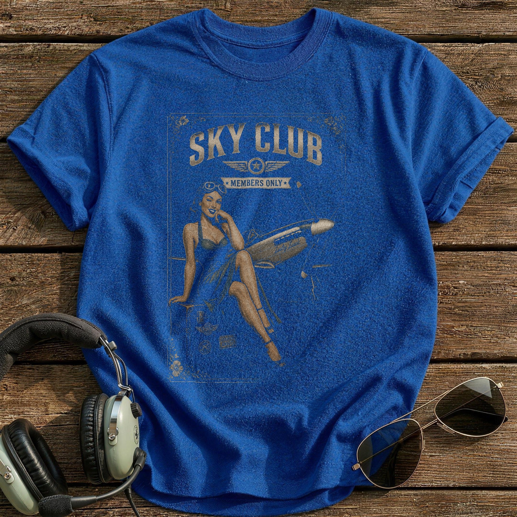 Sky Club T-Shirt - Royal