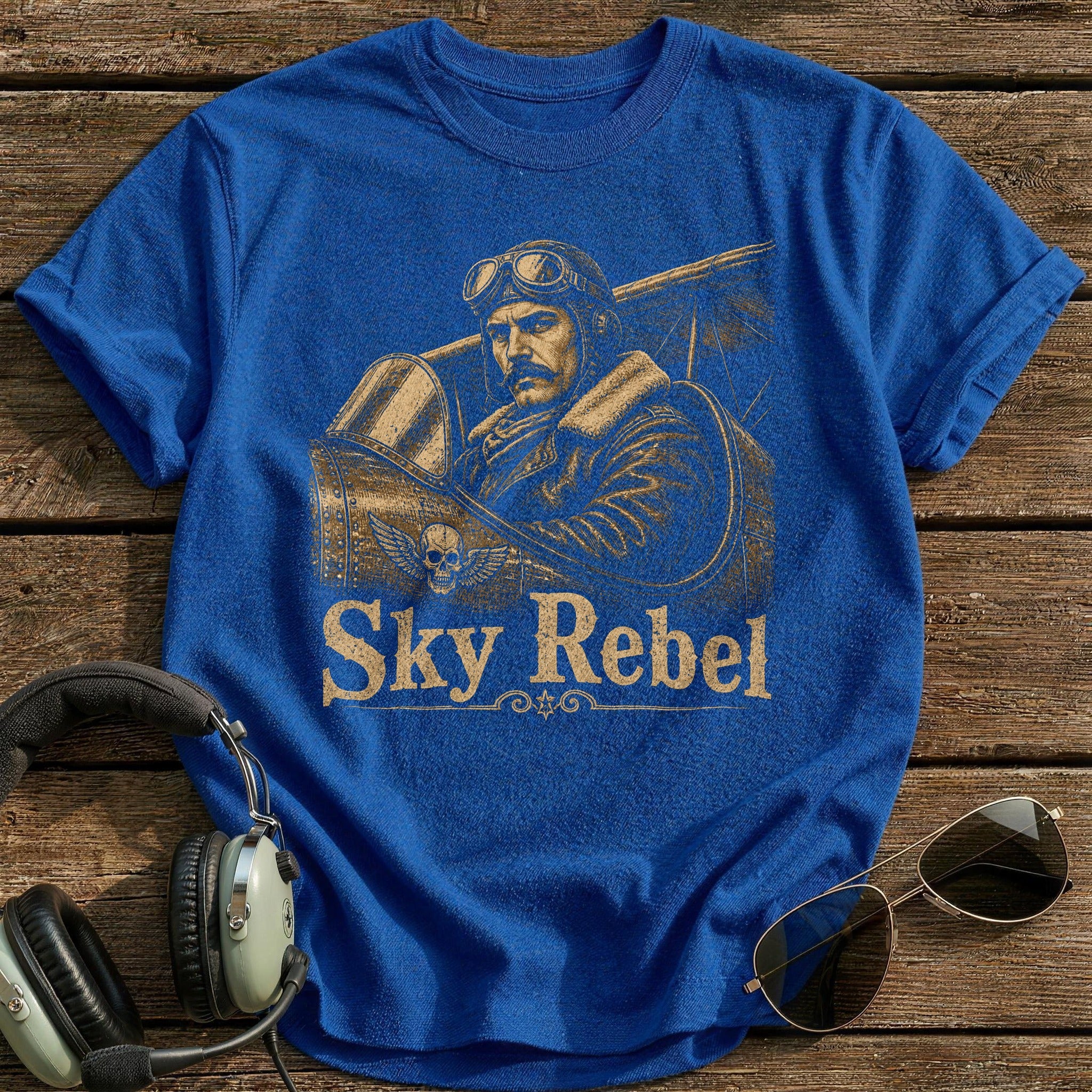 Sky Rebel T-Shirt - Royal