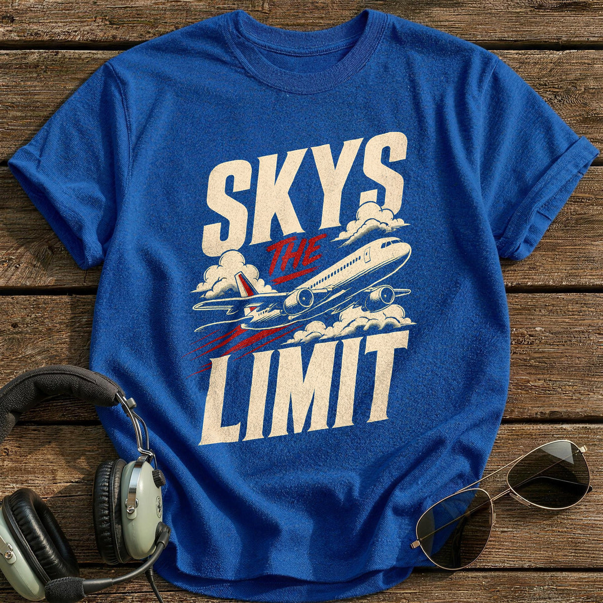 Skys The Limit 98 T-Shirt - Royal