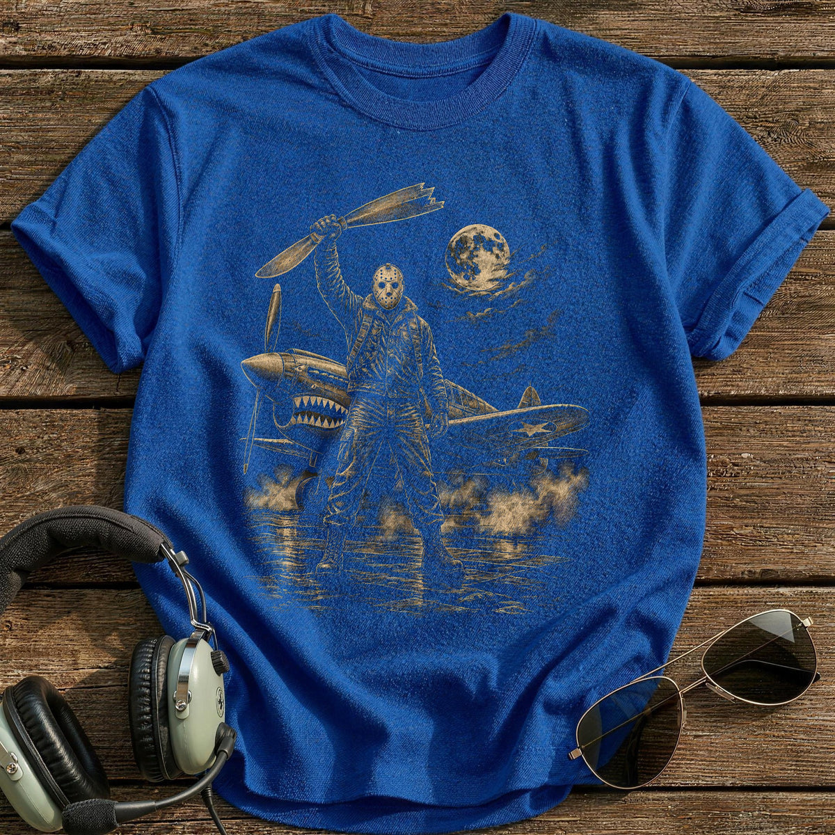 Slasher Scene 78 T-Shirt - Royal