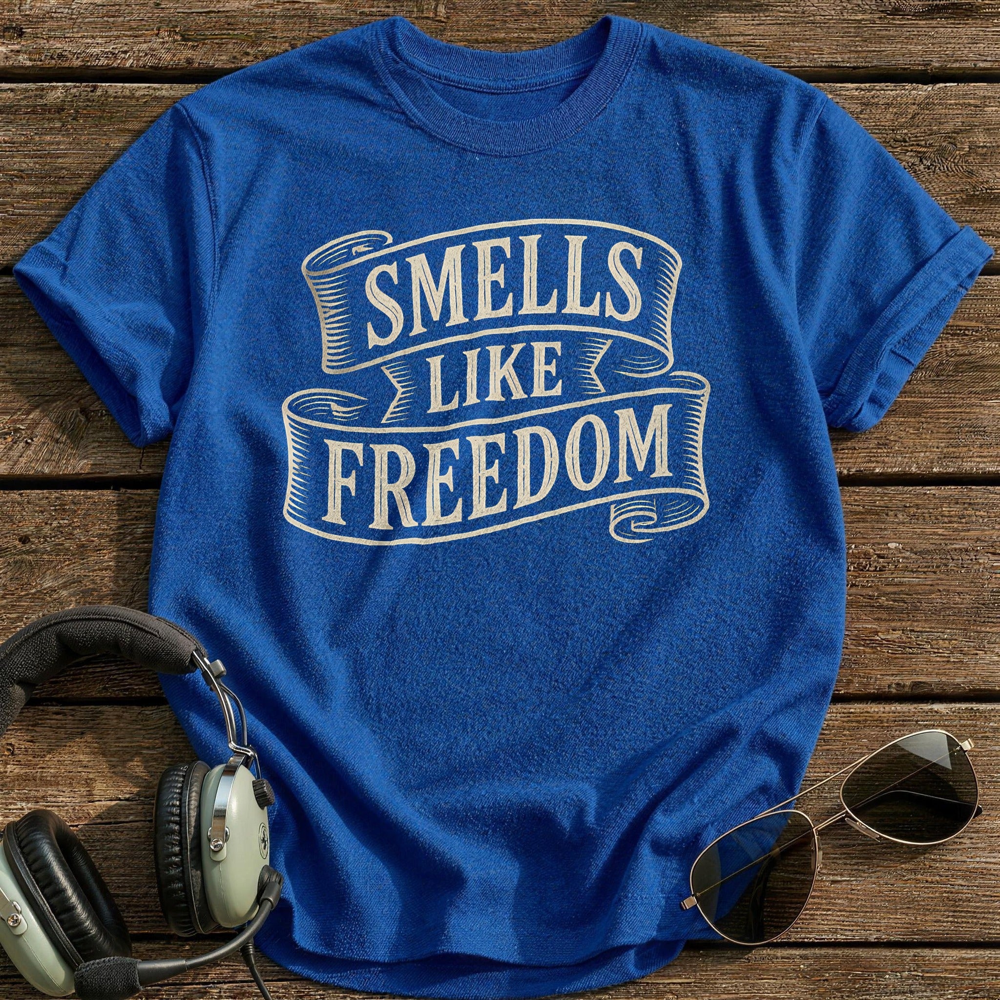 Smells Like Freedom 34 T-Shirt - Royal