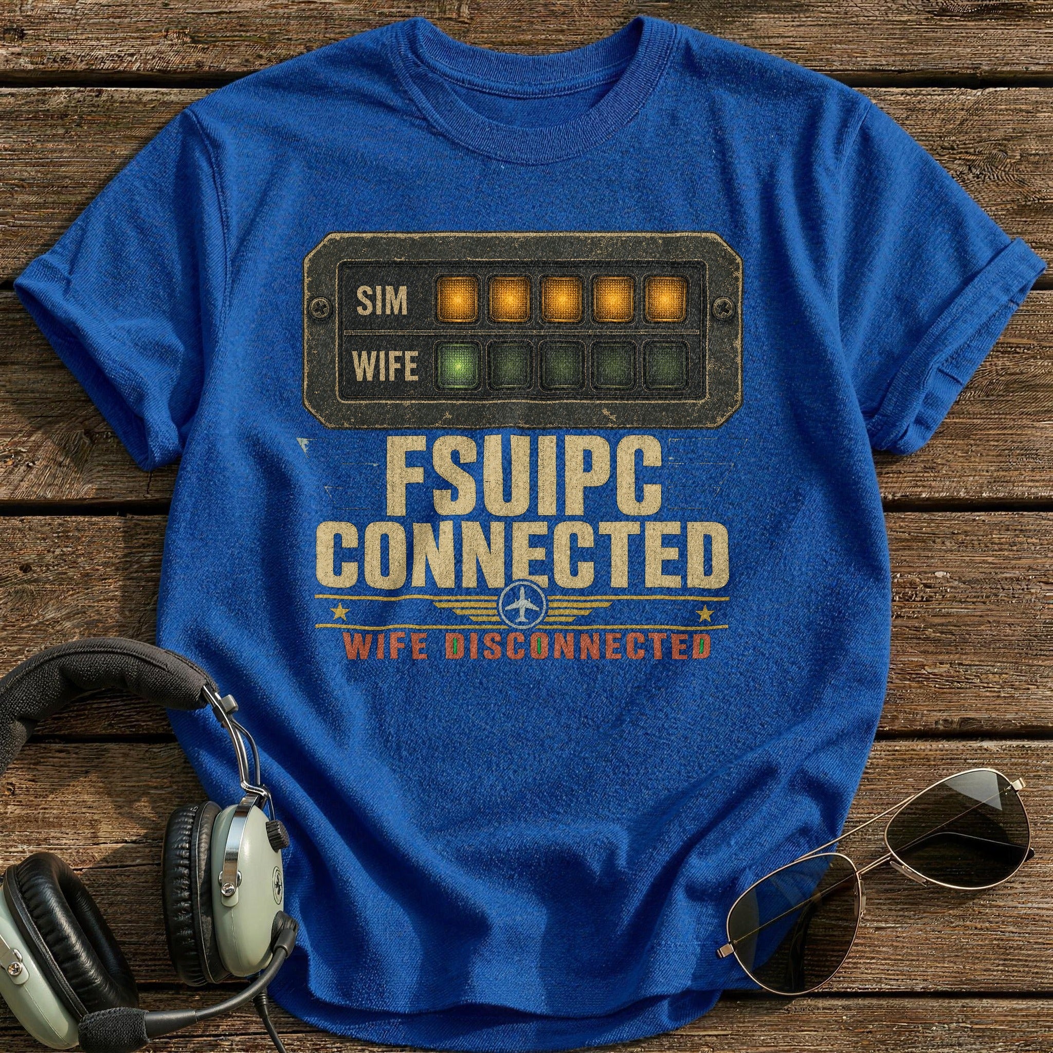 Spoused Disconnect T-Shirt - Royal
