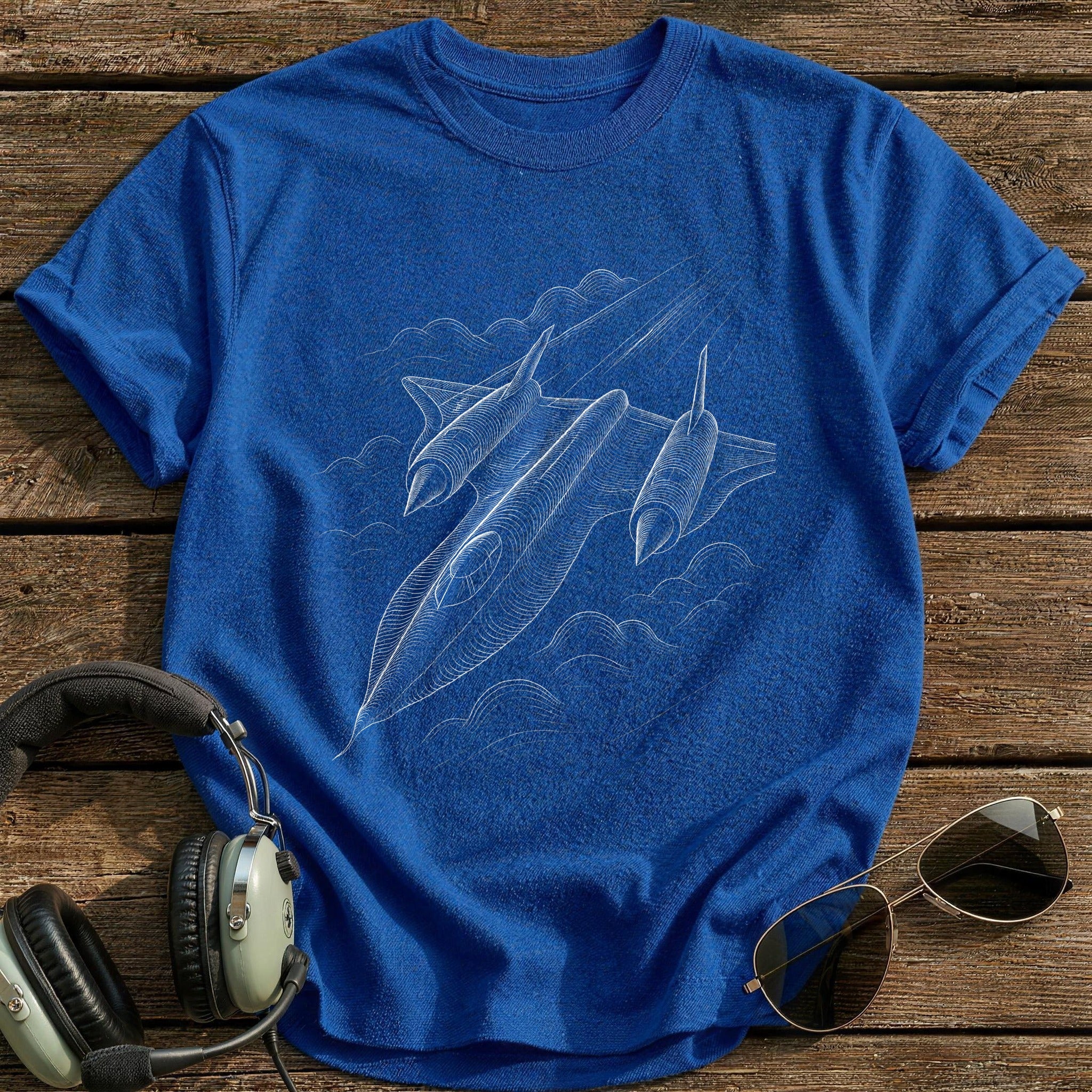 Spy Jet 30 T-Shirt - Royal