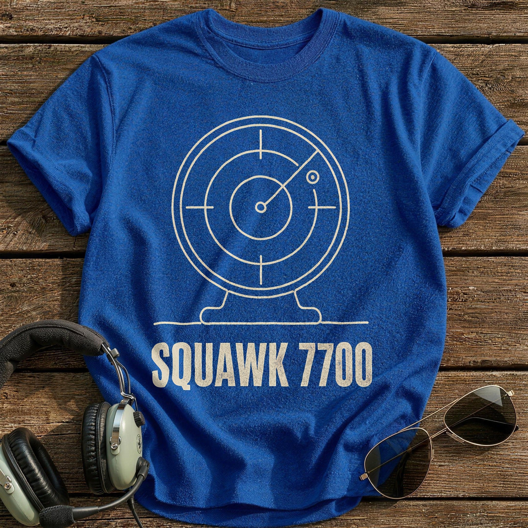 Squawk 7700 16 T-Shirt - Royal