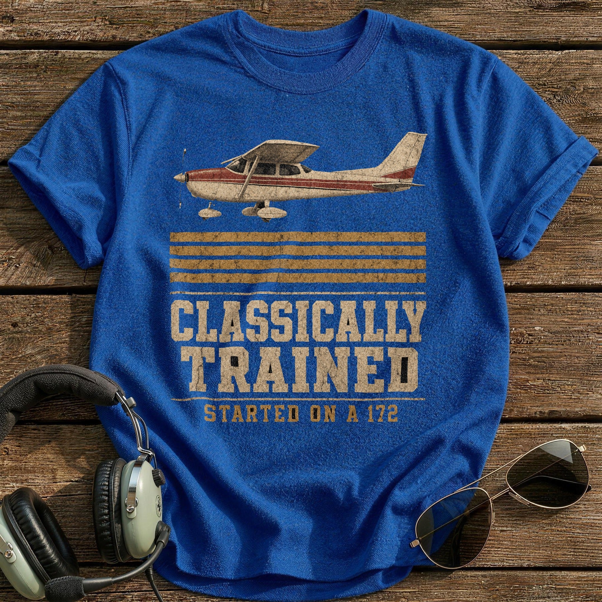Started on a 172 T-Shirt - Royal