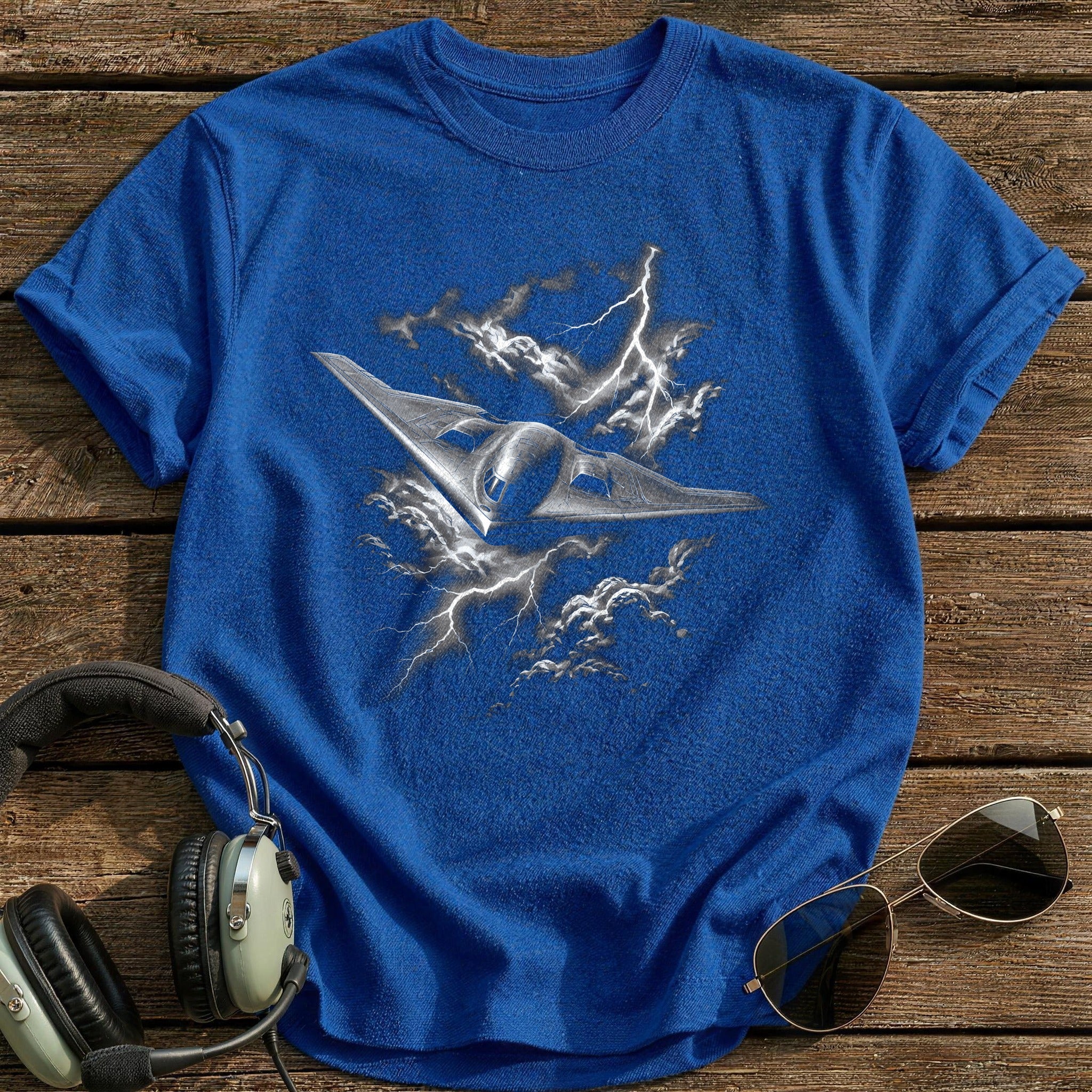 Stealth Lightning T-Shirt - Royal