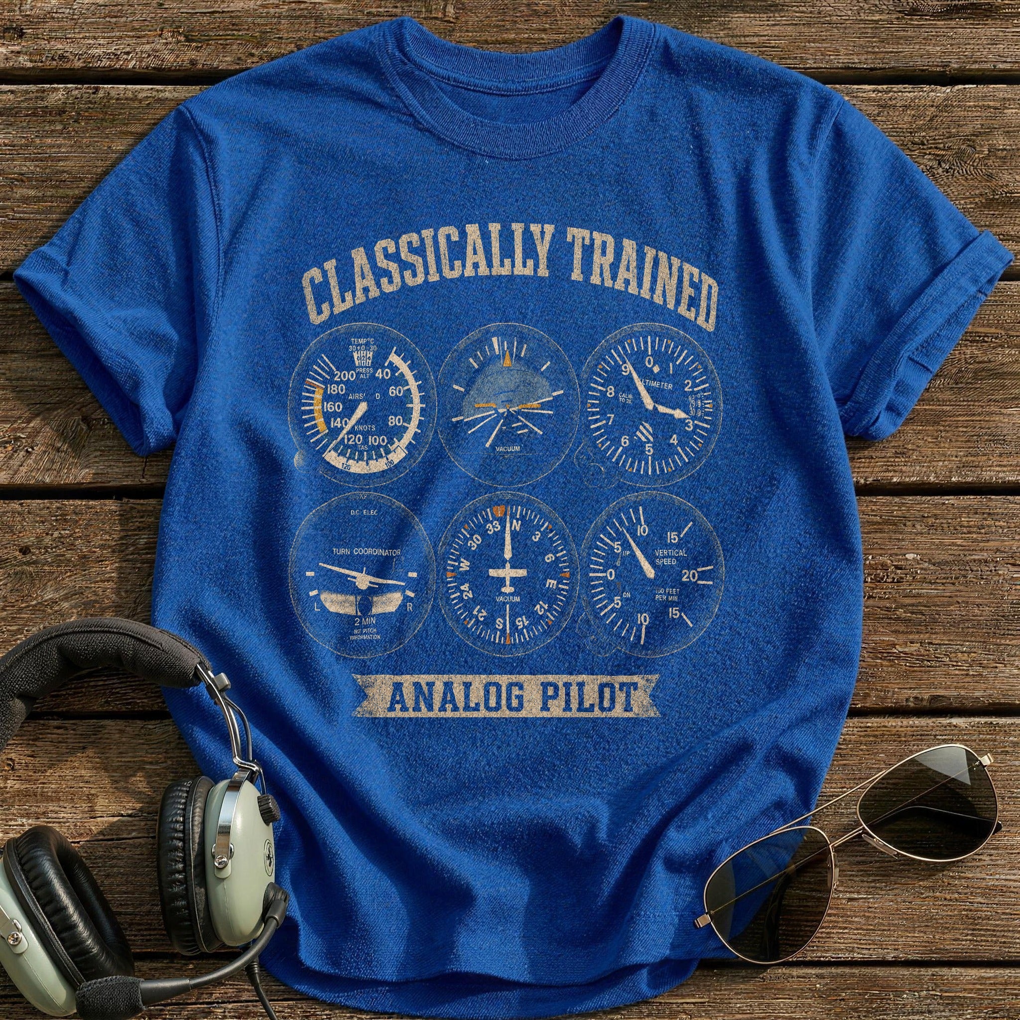 Steam Gauge Mastery T-Shirt - Royal