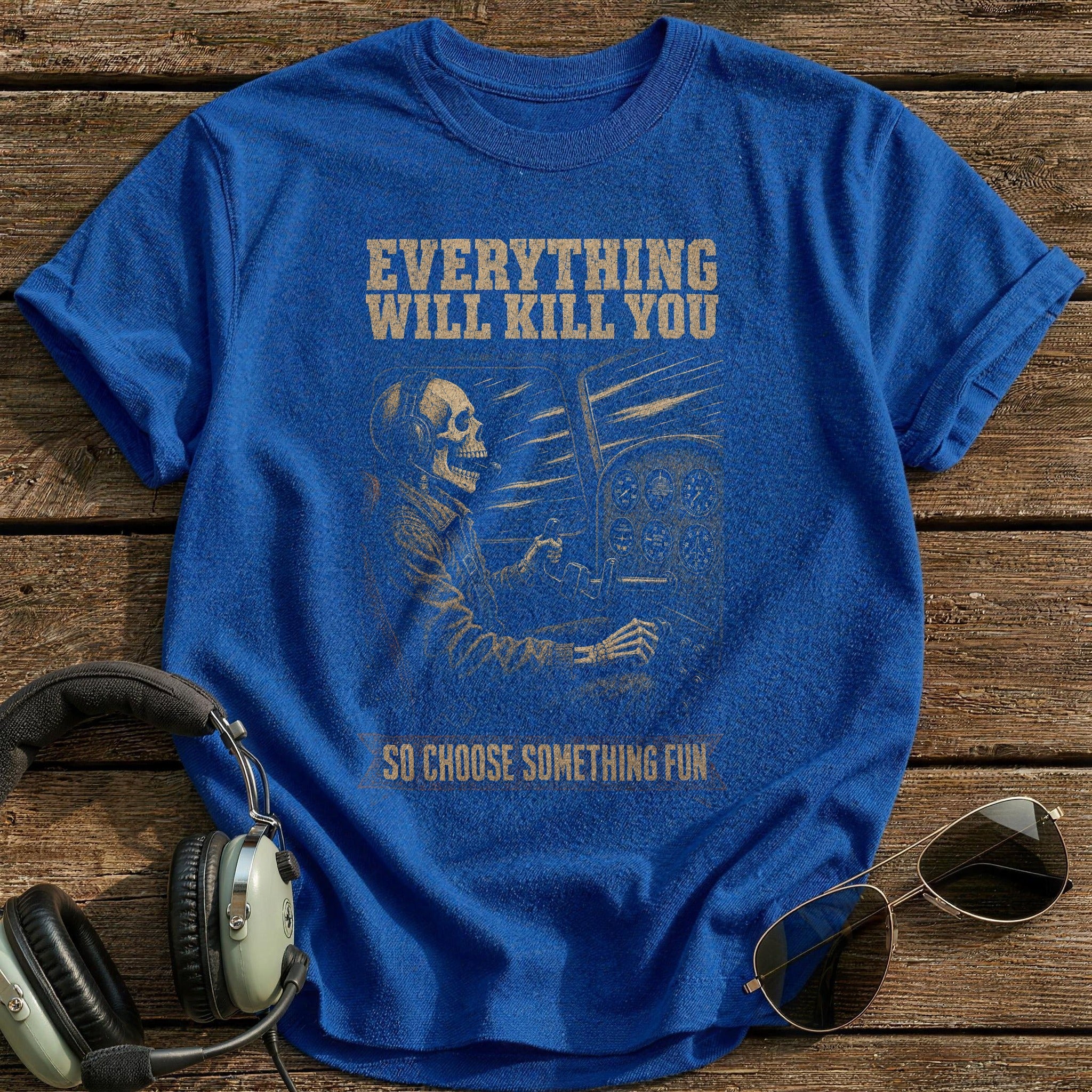 Stick & Rudder Philosophy T-Shirt - Royal