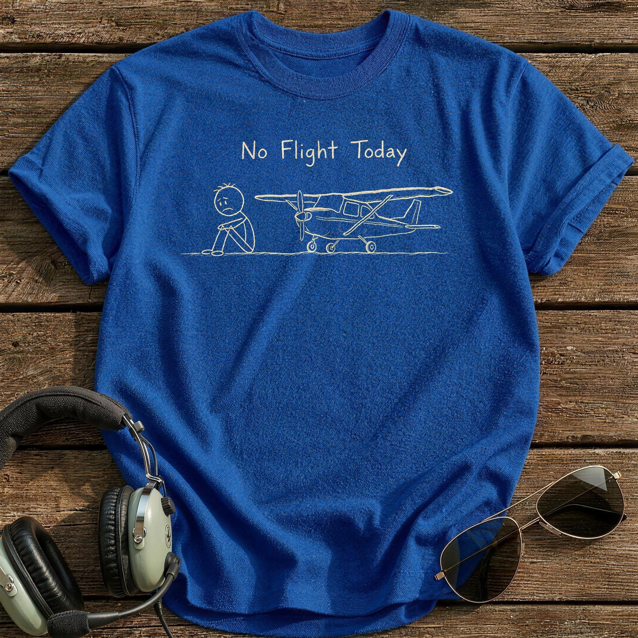 Stickman Cessna No Flight Today 38 - Royal