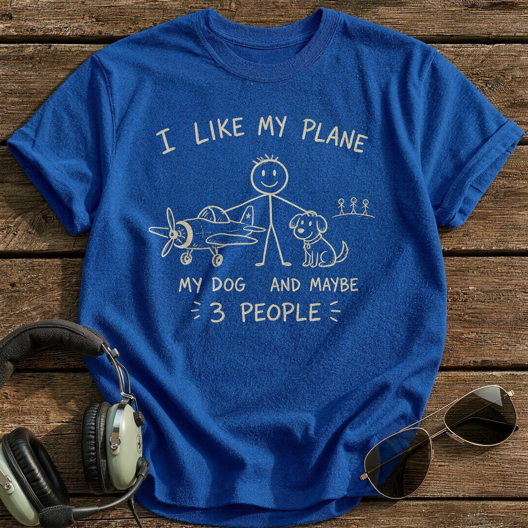 Stickman Plane Dog 71 - Royal
