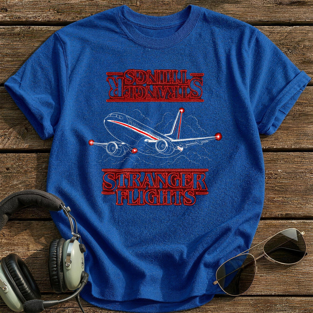 Stranger Flights T-Shirt - Royal