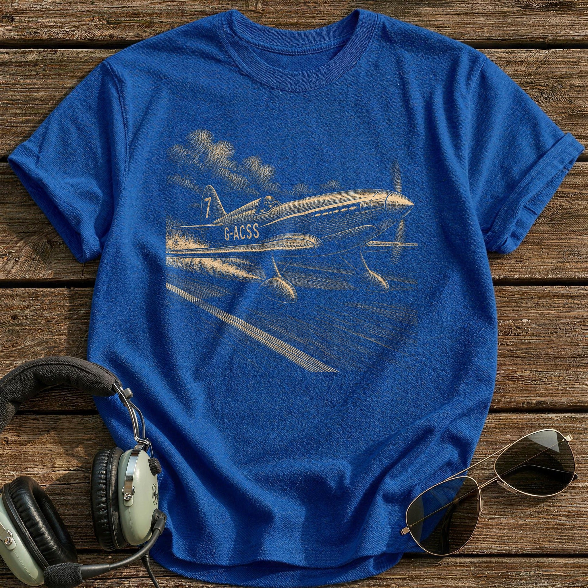 Streamlined Racer T-Shirt - Royal