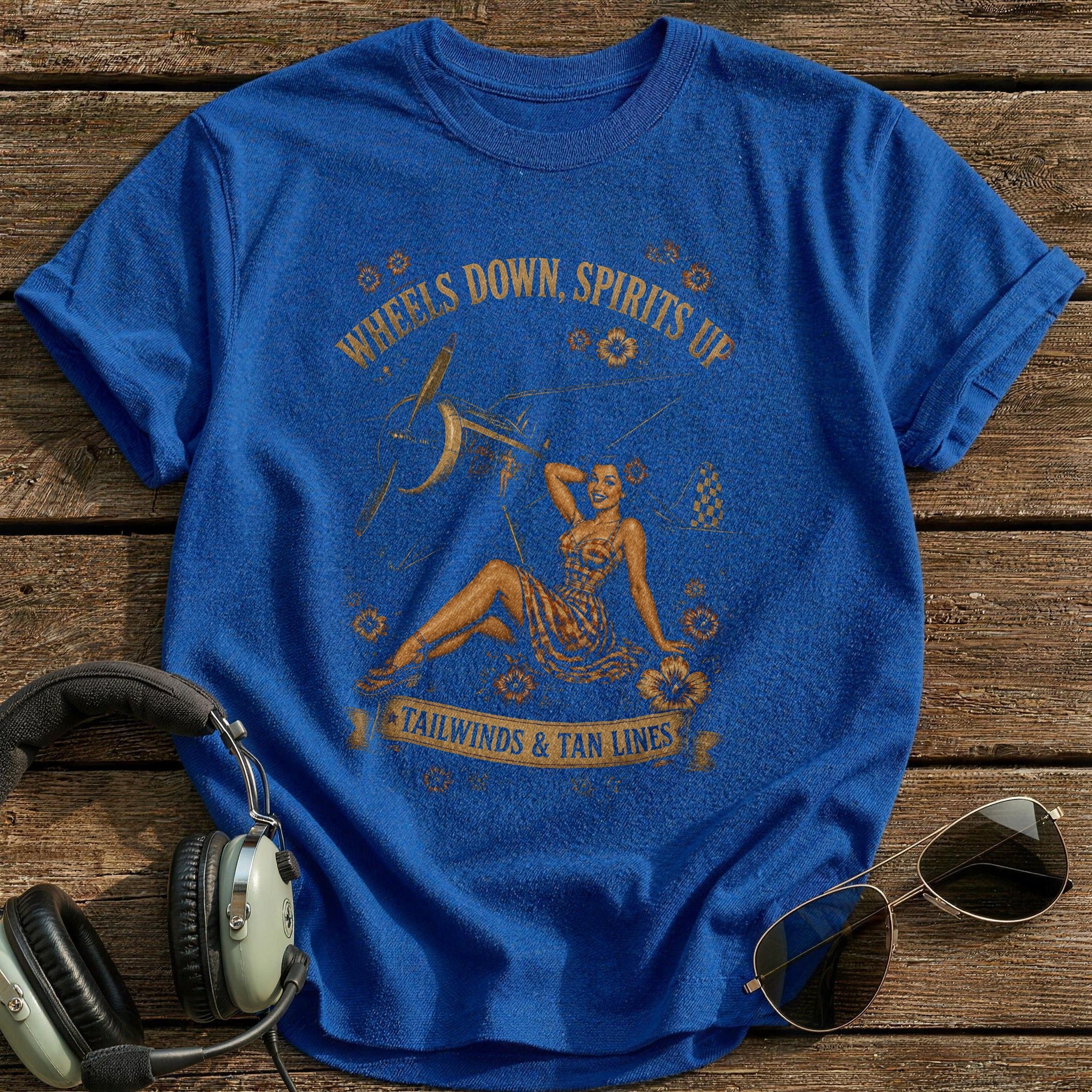 Tailwinds & Tan Lines T-Shirt - Royal