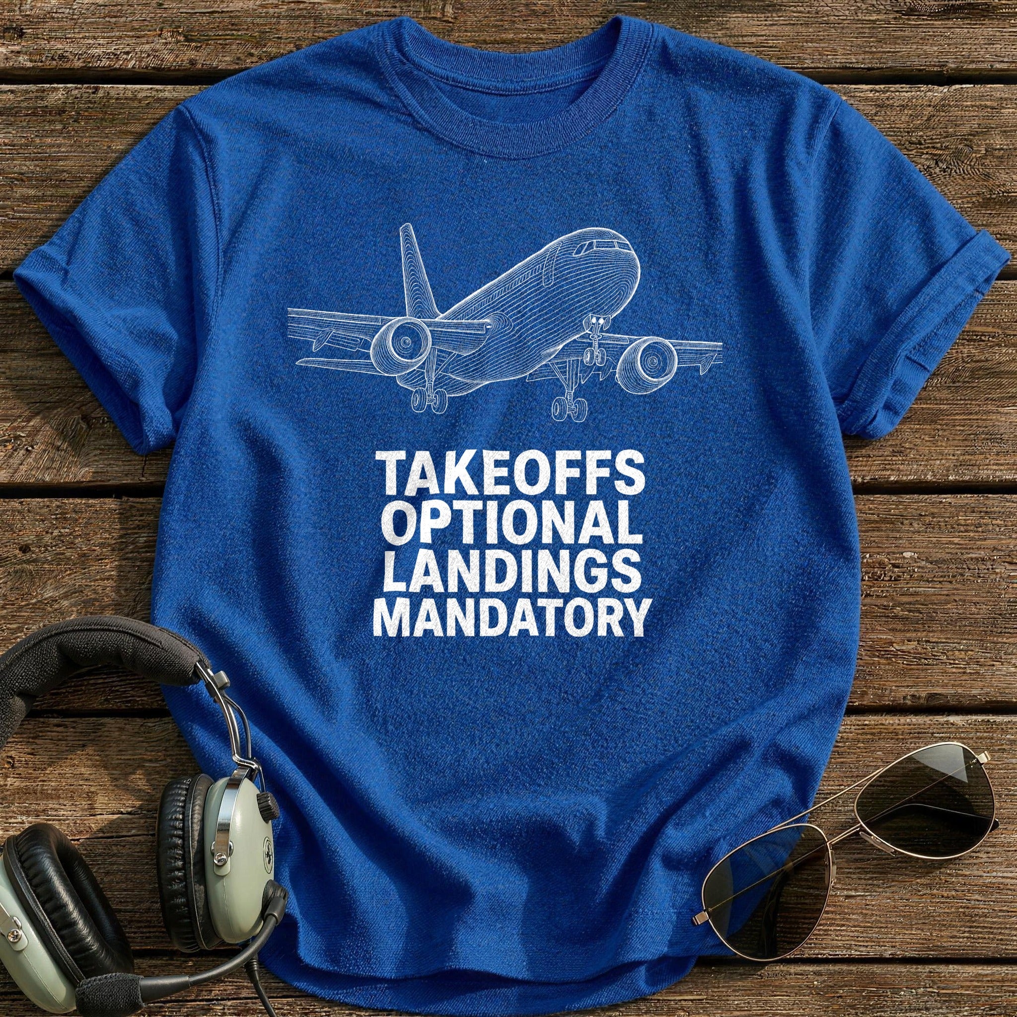 Takeoffs Optional 25 T-Shirt - Royal