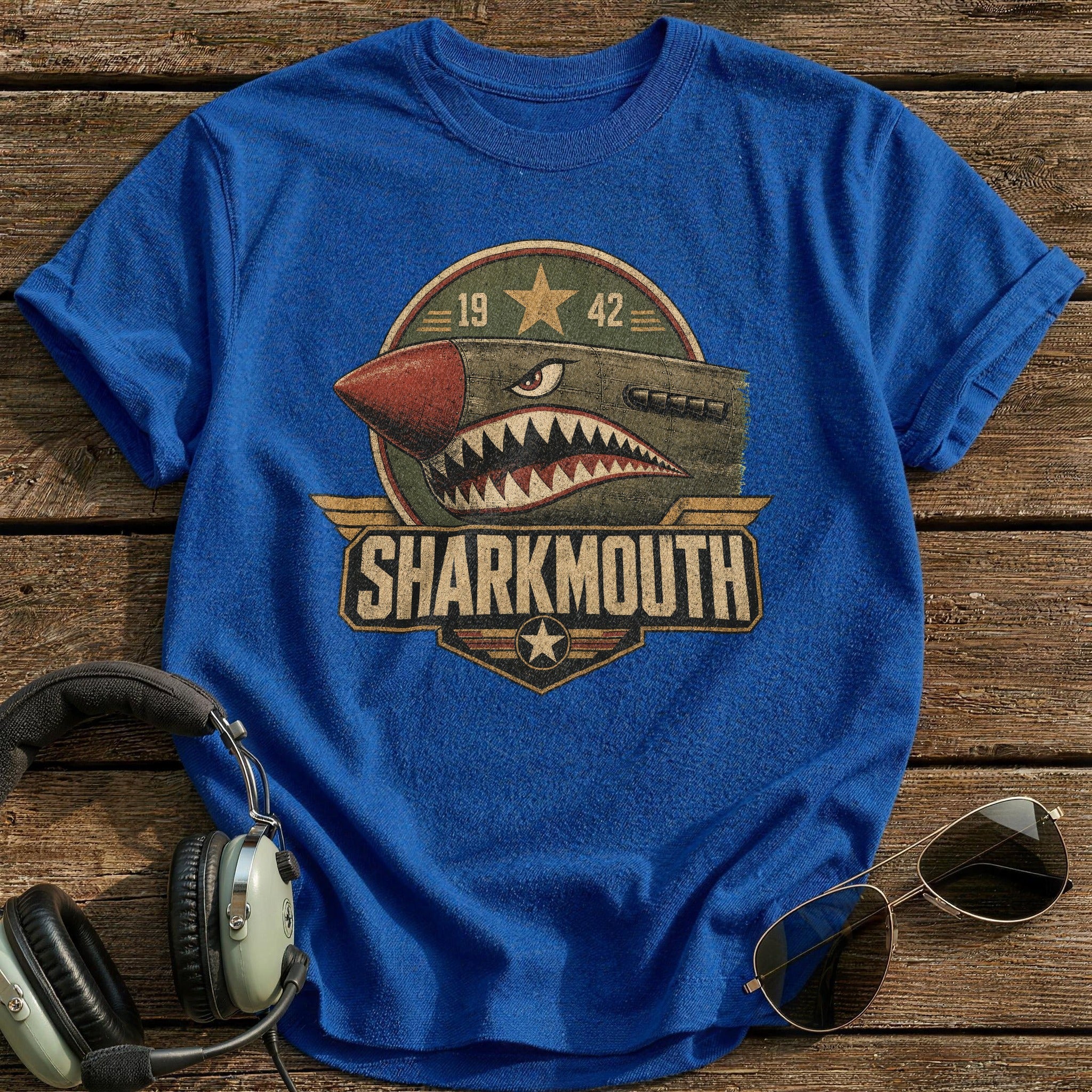 Teeth & Throttle T-Shirt - Royal