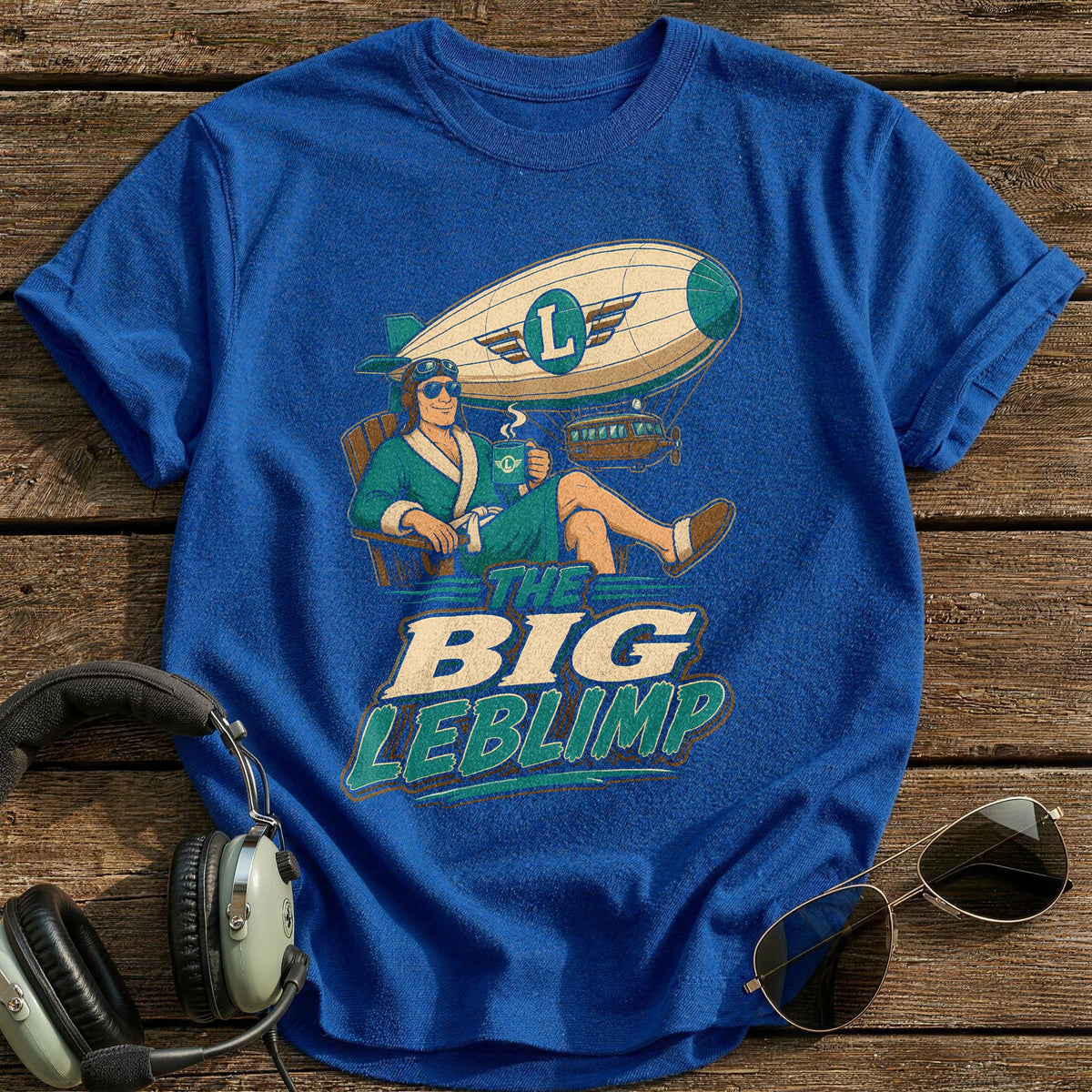 The Big Leblimp T-Shirt - Royal