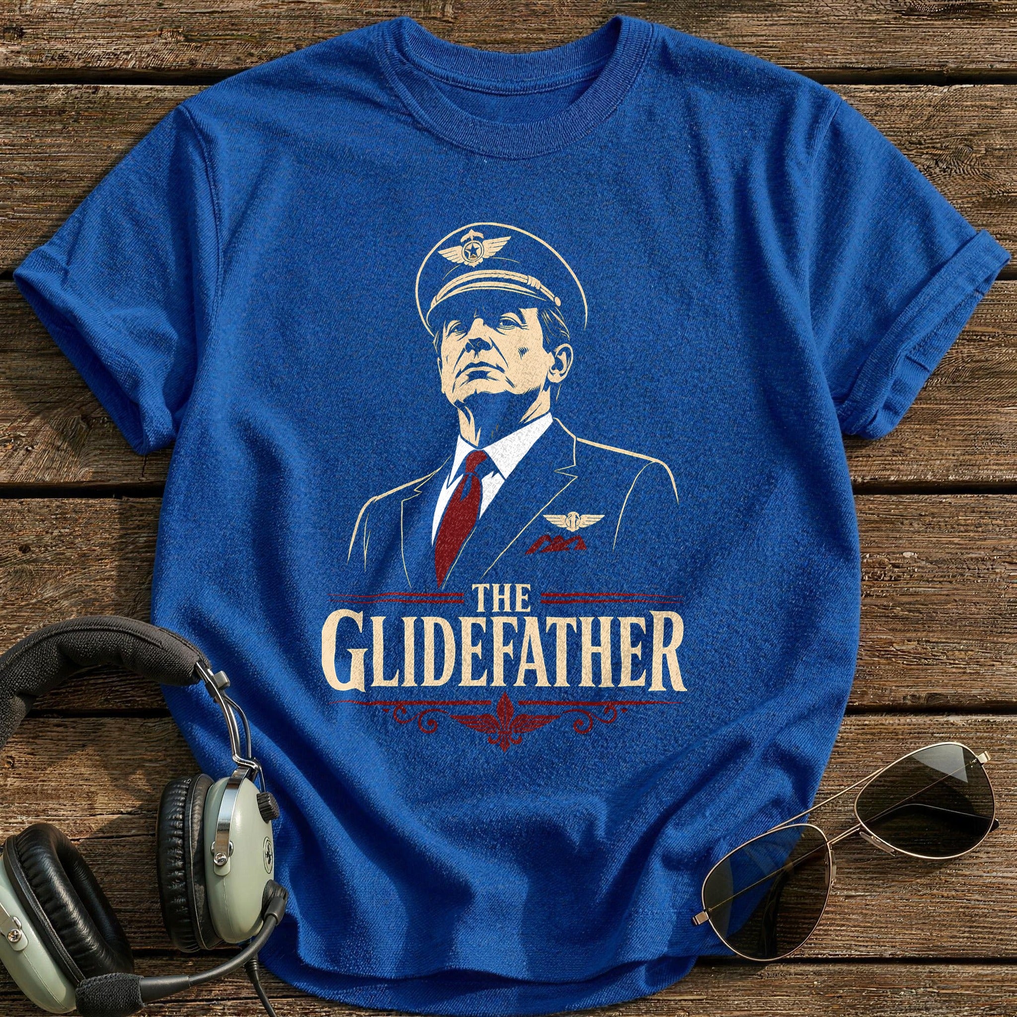 The Glidefather T-Shirt - Royal