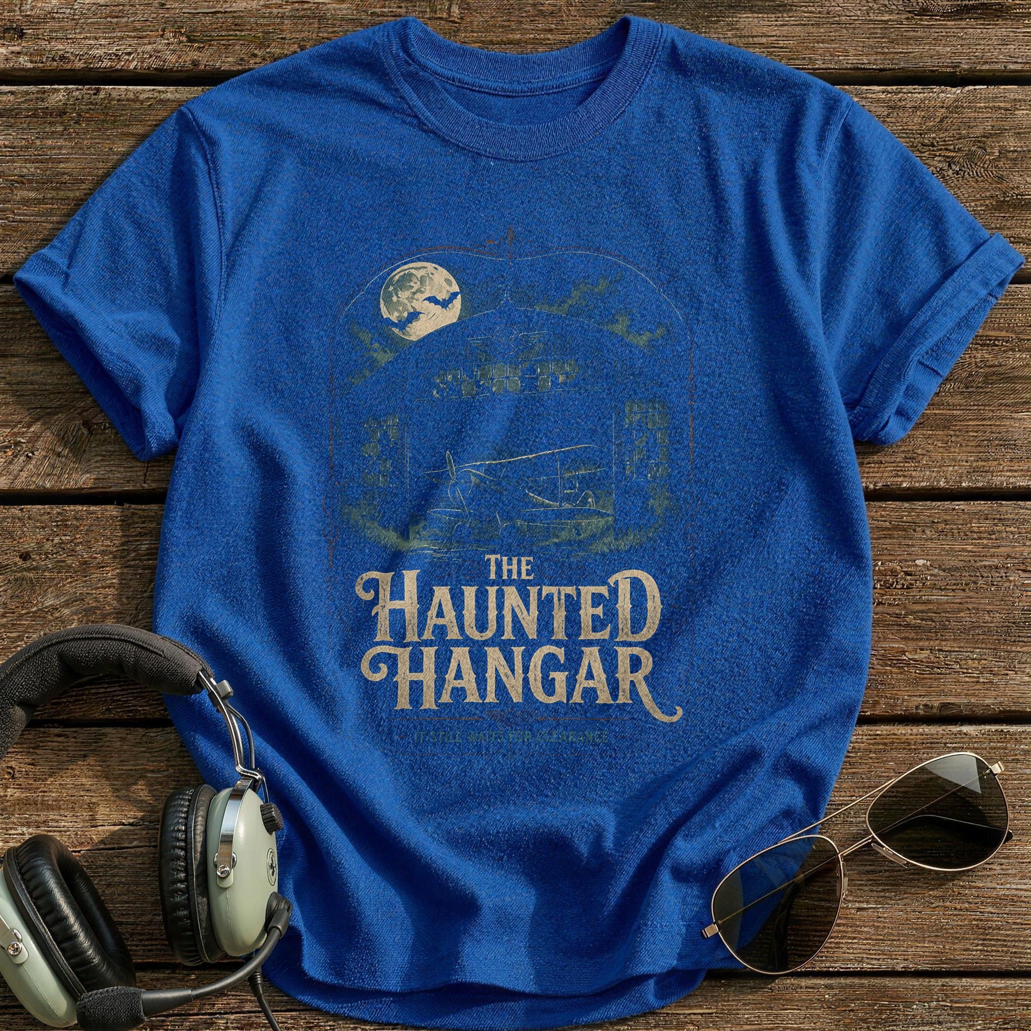 The Haunted Hangar 15 T-Shirt - Royal