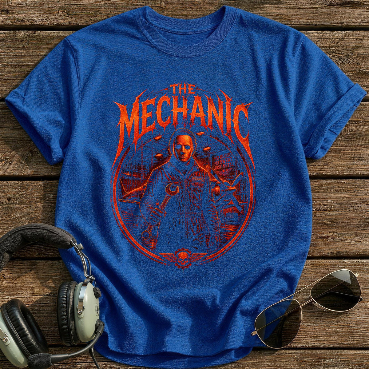 The Mechanic 60 T-Shirt - Royal
