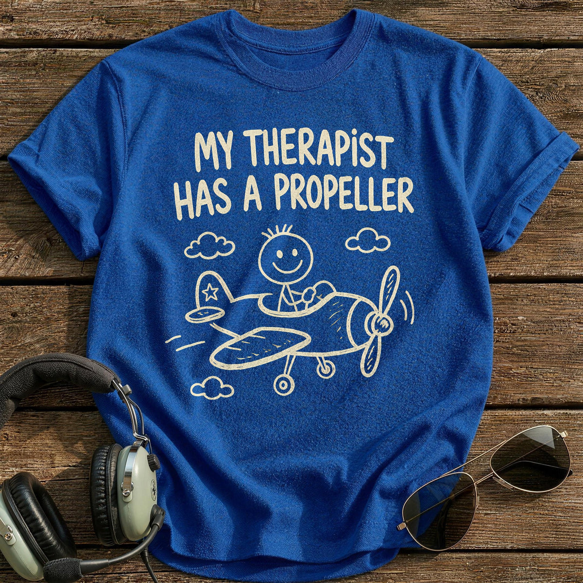 Therapist Propeller 88 T-Shirt - Royal