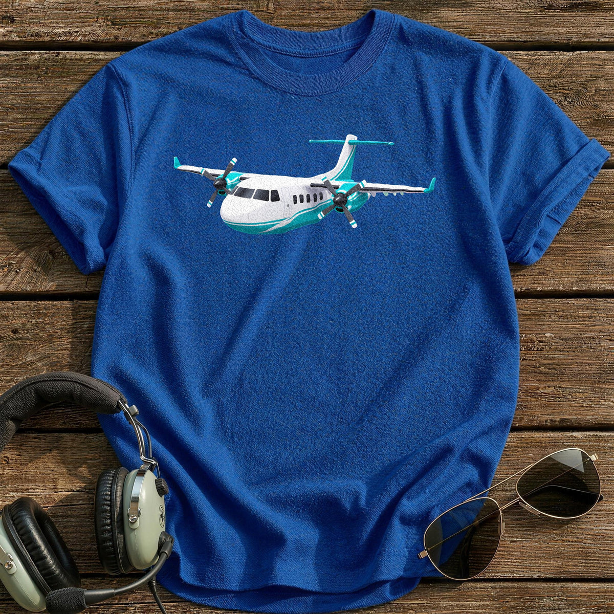 Turboprop 80 T-Shirt - Royal