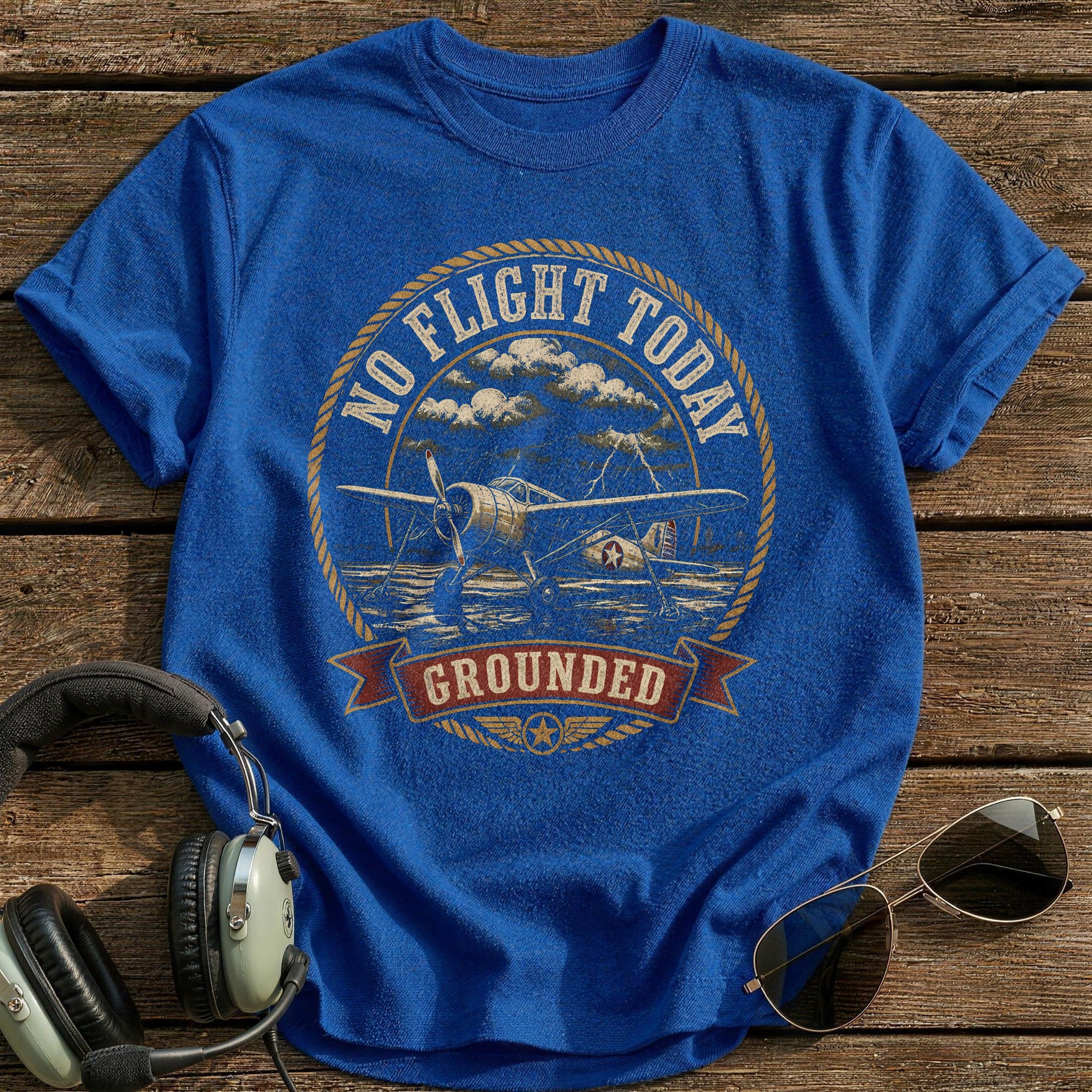 Vintage Patch No Flight Today 34 - Royal
