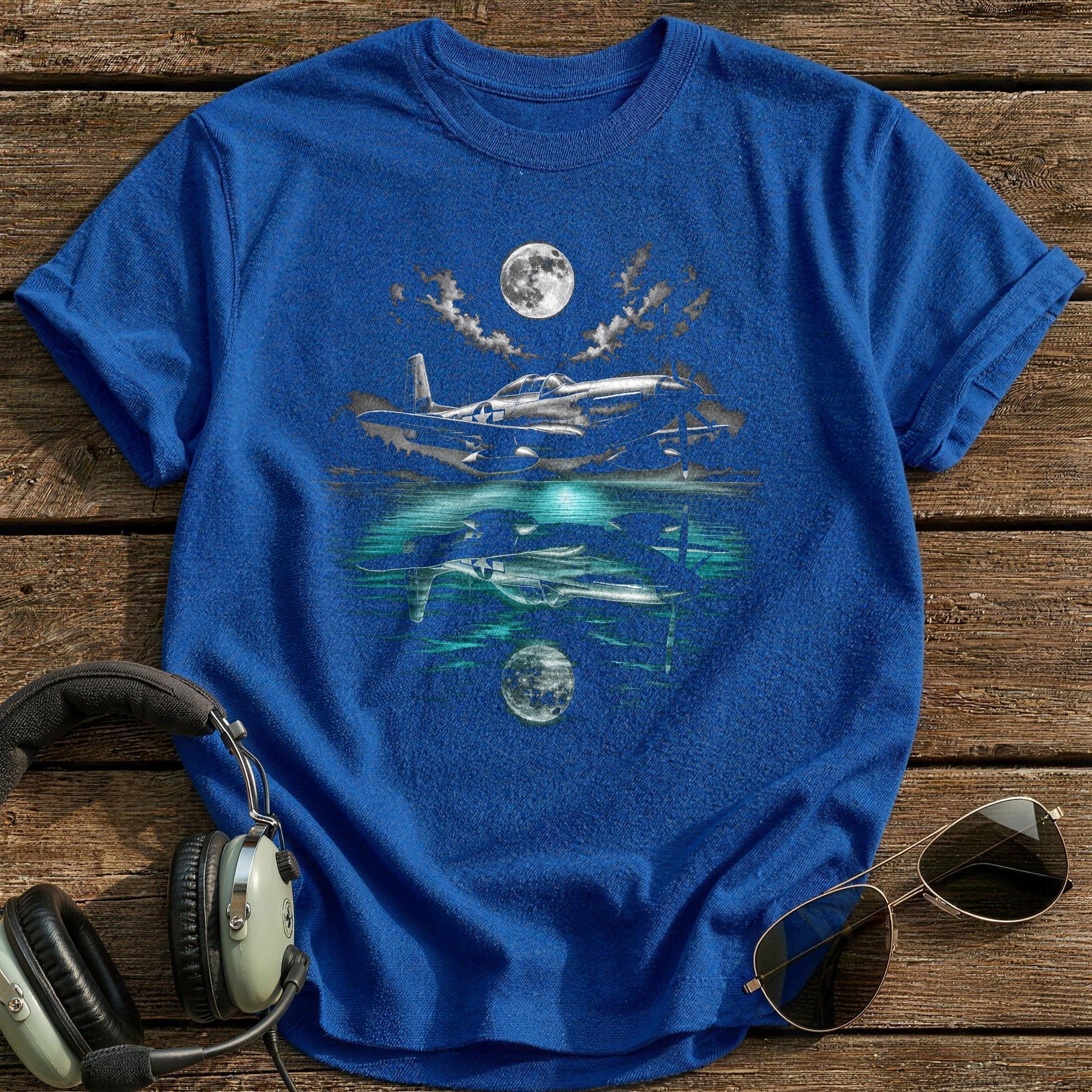 Warbird Mirrored Teal Water 72 - Royal
