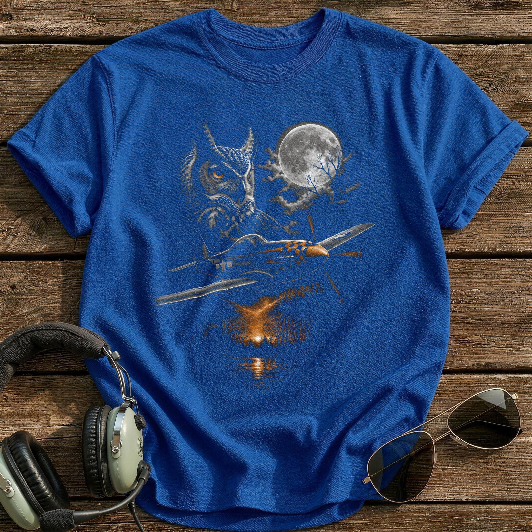 Warbird Owl Autumn Trees 92 - Royal
