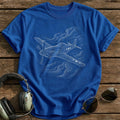 Warplane 27 T-Shirt - Royal