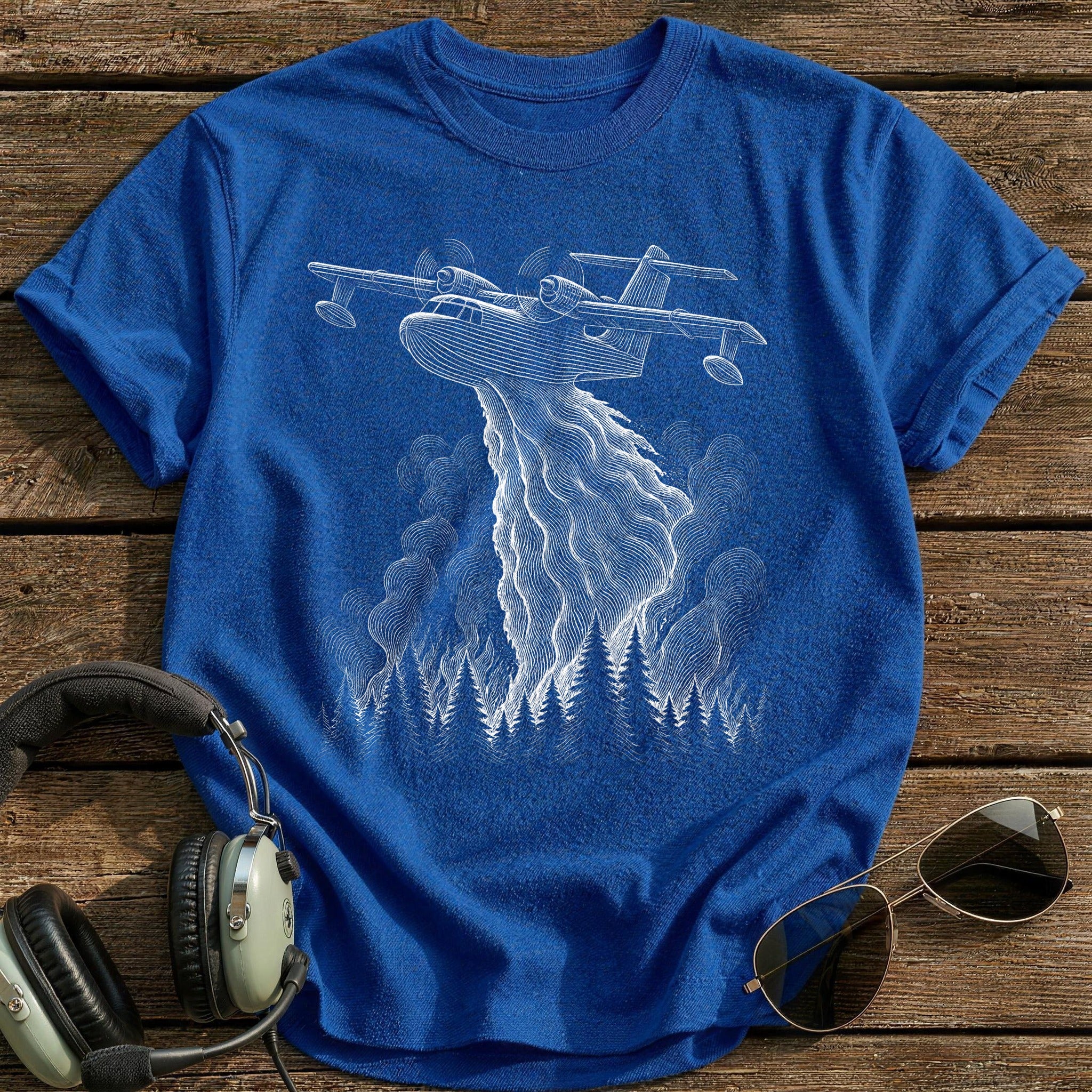 Water Bomber 94 T-Shirt - Royal