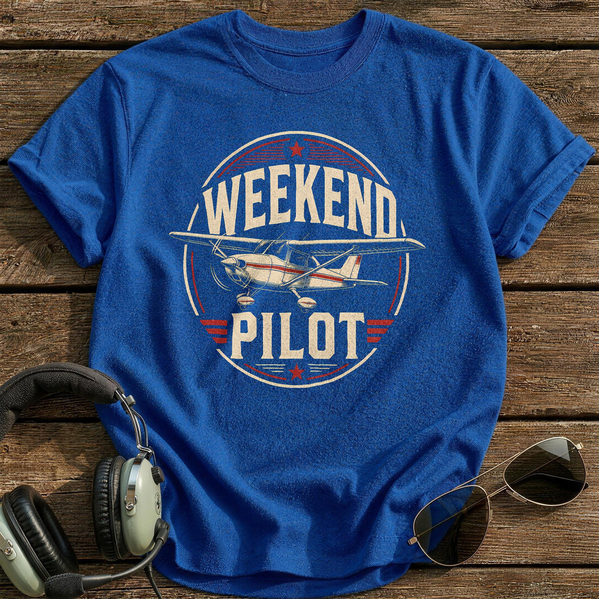 Weekend Pilot T-Shirt - Royal