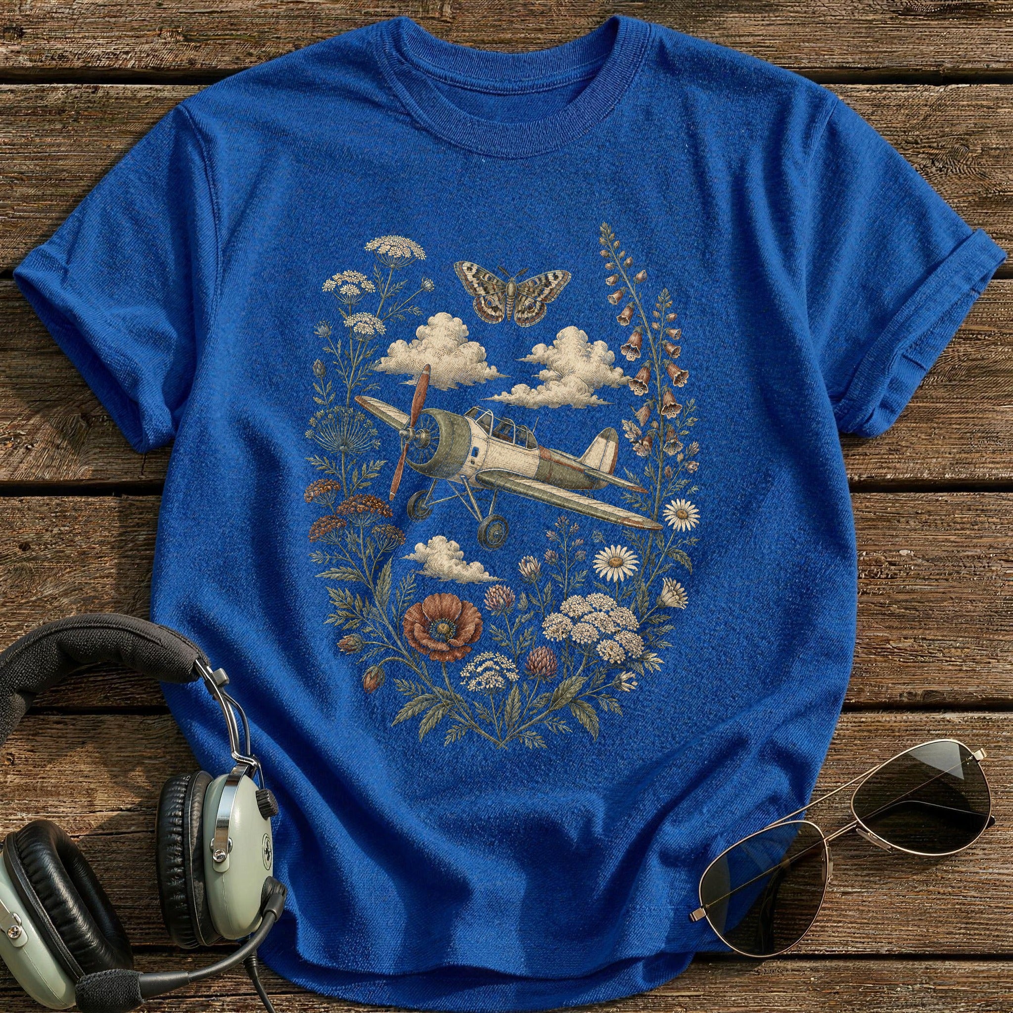 Wildflower Flight T-Shirt - Royal