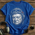 Winston Churchill Aviator (Muted Red) T-Shirt - Royal