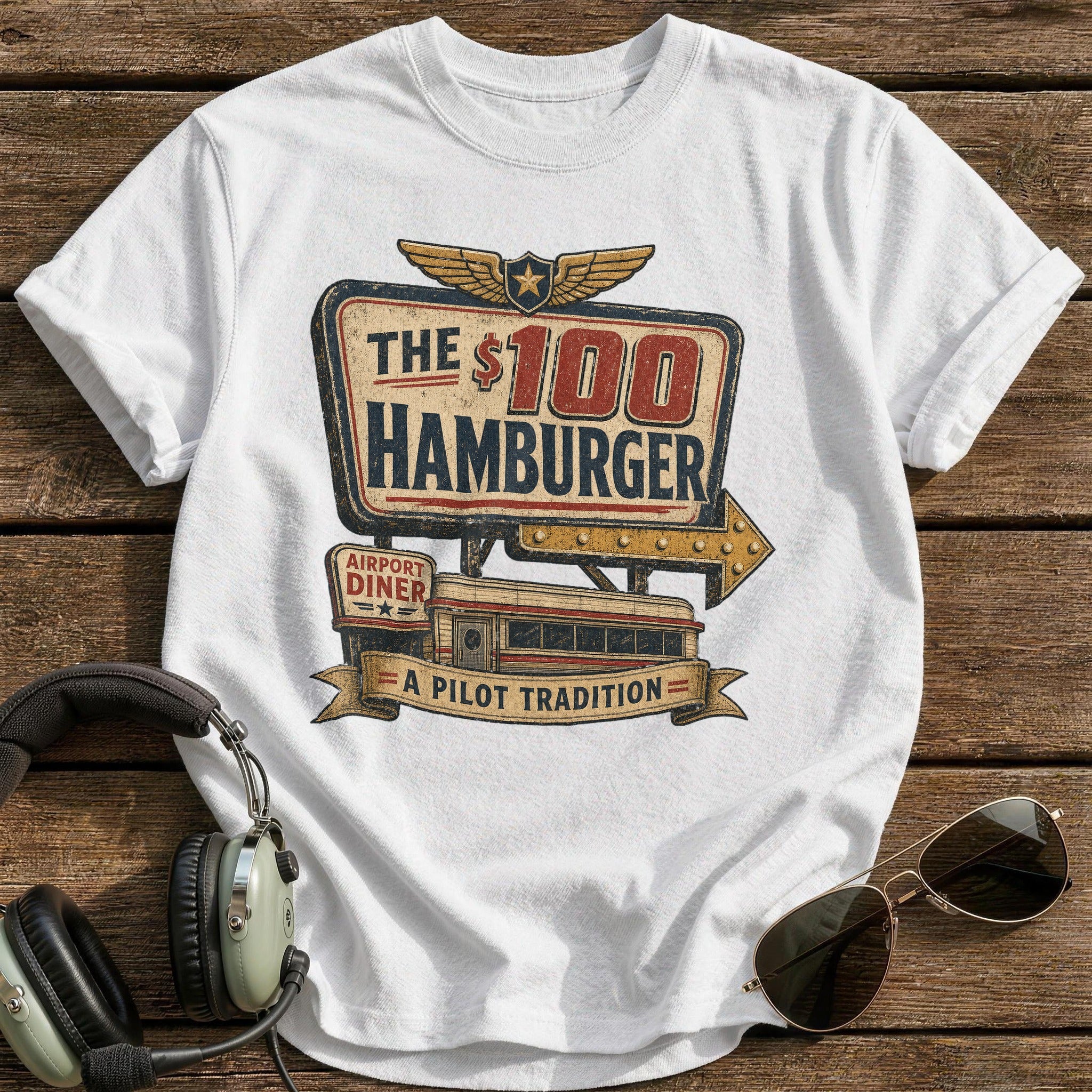A Pilot Tradition T-Shirt - White