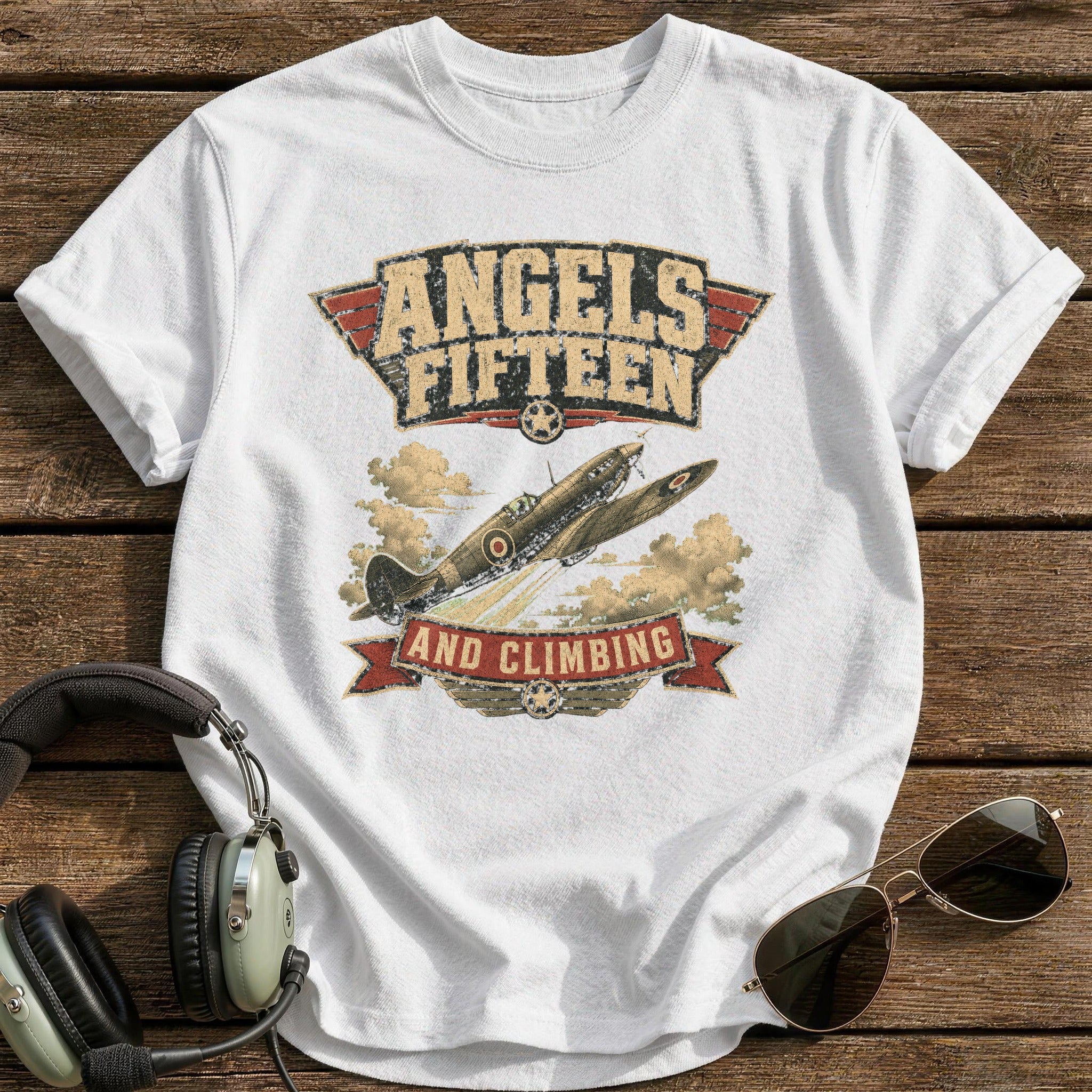 Angels Fifteen and Climbing T-Shirt - White