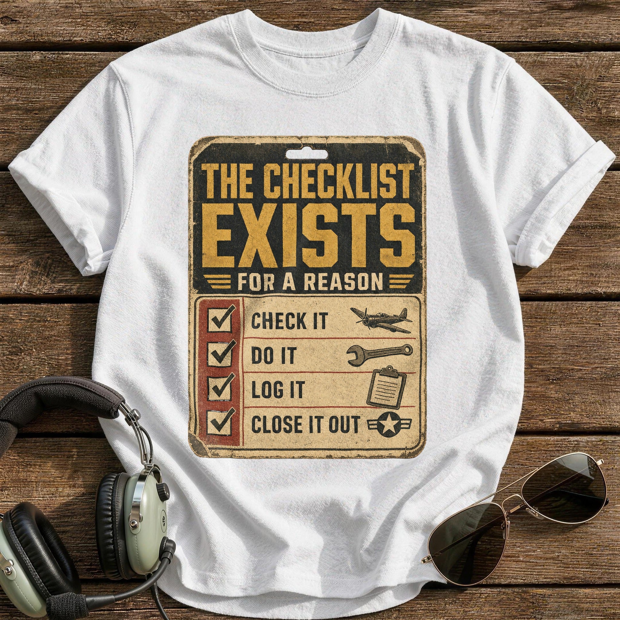 Checklist Protocol T-Shirt - White