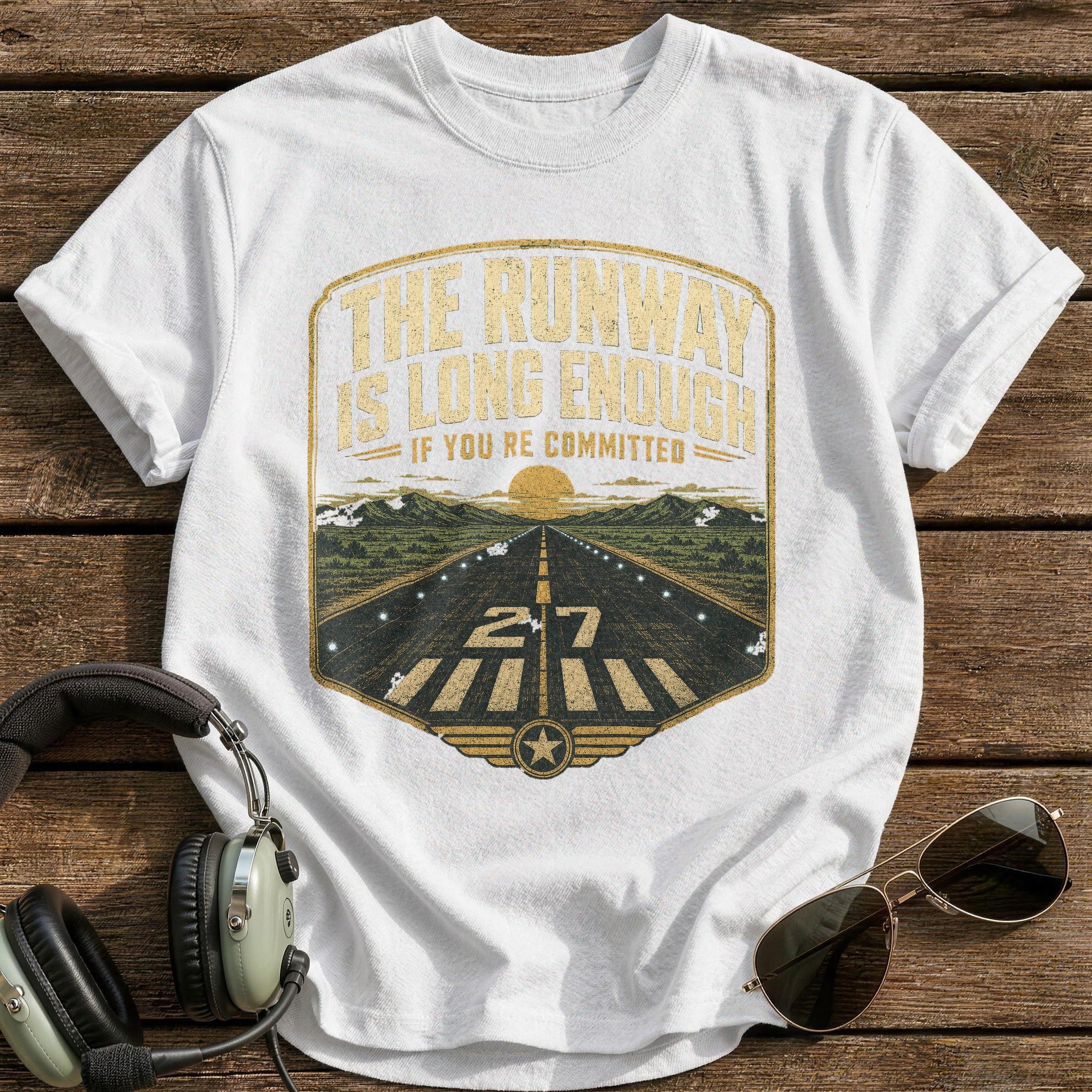 Committed To The Ramp T-Shirt - White